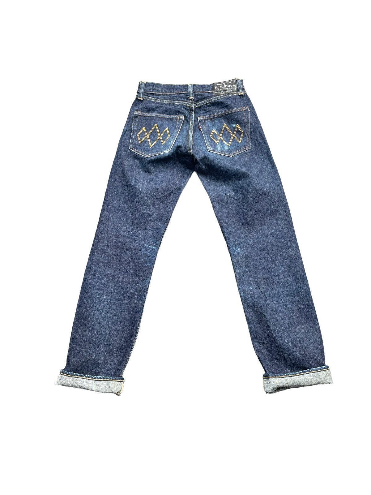 The Flat Head R.J.Blues Selvedge Denim Size US 27 - 8 Thumbnail