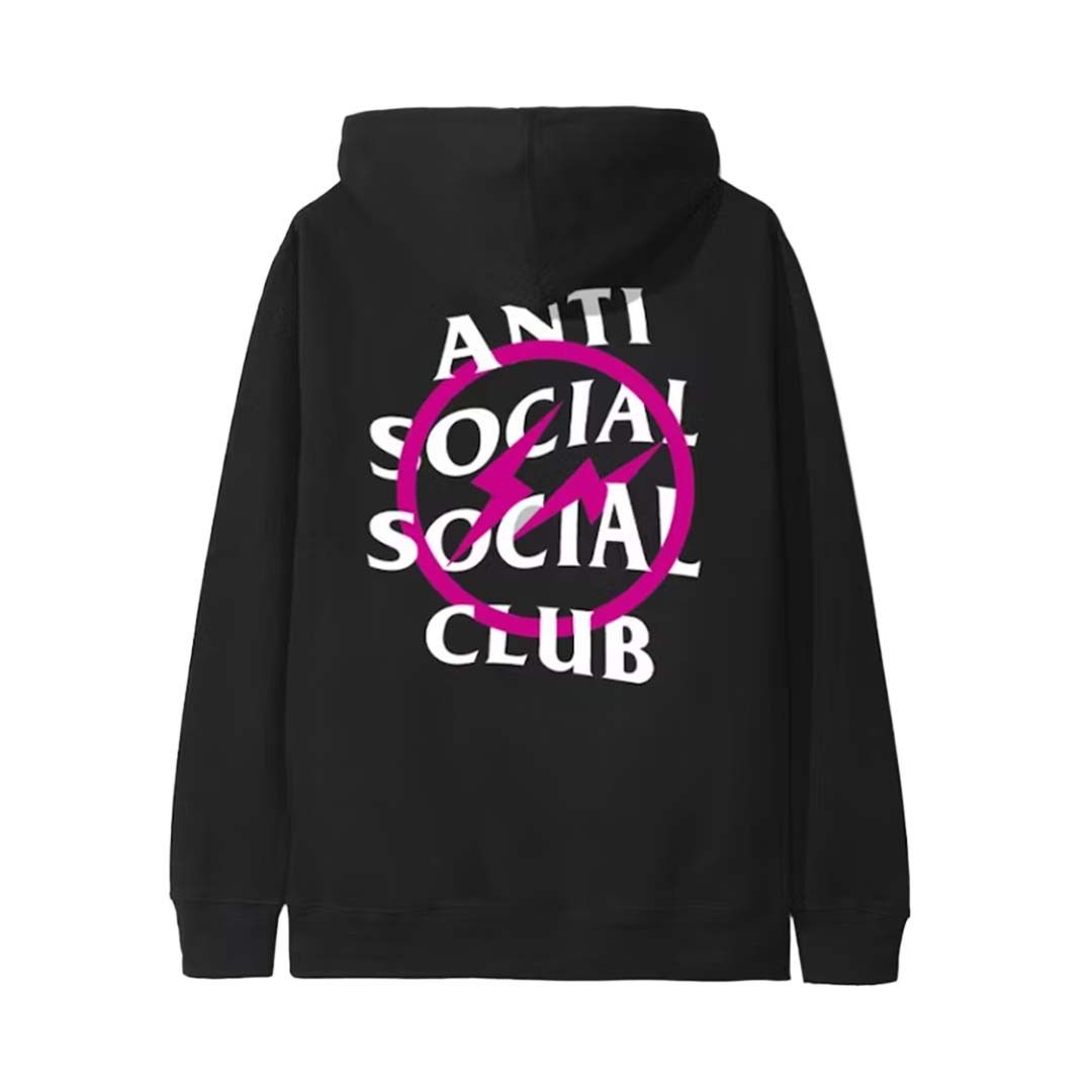 Anti Social Social Club x Fragment Pink Bolt Hoodie Knitwear & sweatshirts Size US M / EU 48-50 / 2 - 1 Thumbnail