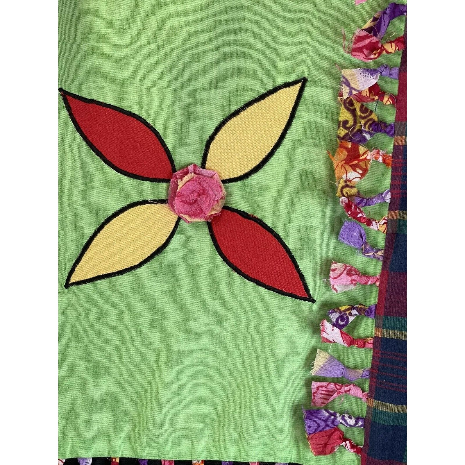 Other Vintage Allure Patchwork Jacket Crazy Quilt Applique Wearabl Size M / US 6-8 / IT 42-44 - 8 Thumbnail