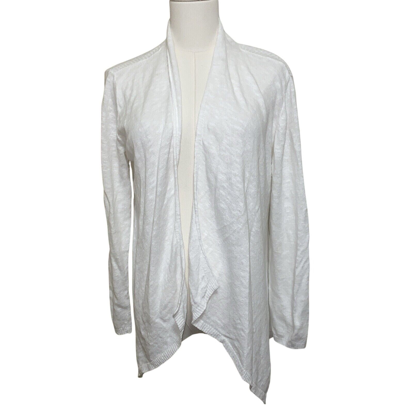 Eileen Fisher Eileen Fisher Linen cotton cardigan white women's Medium Size M / US 6-8 / IT 42-44 - 1 Thumbnail