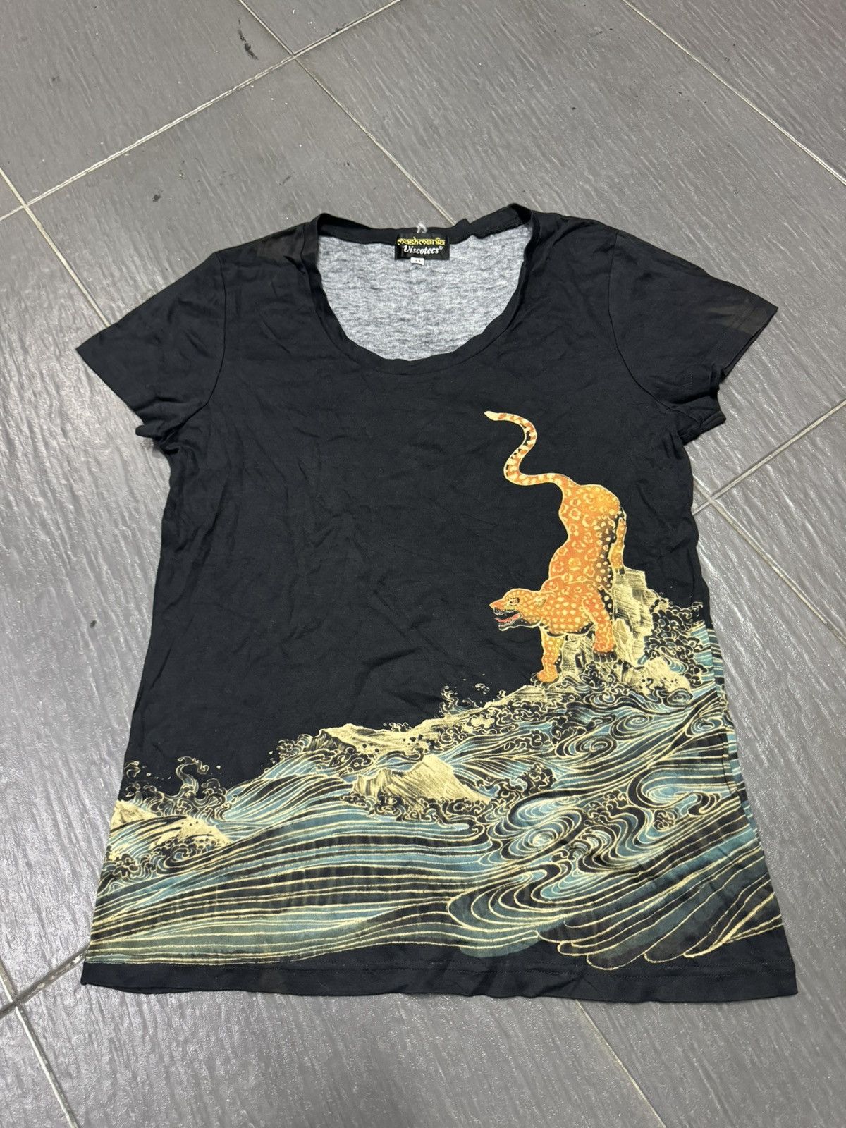 Japanese Brand MASHMANIA PRINTED TSHIRT Size US S / EU 44-46 / 1 - 1 Thumbnail