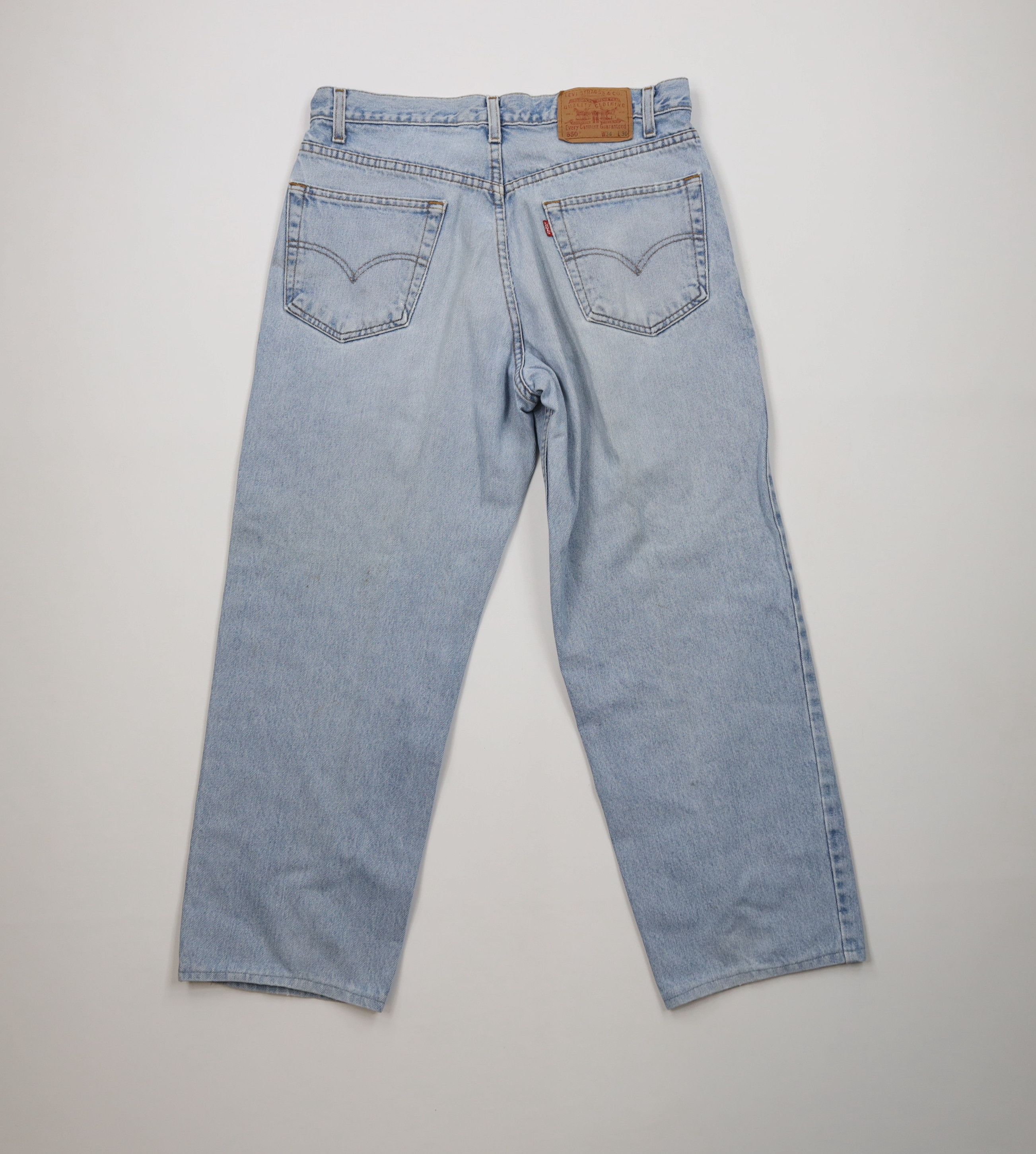 Levi's Vintage Y2K 2000 Levis 550 Relaxed Fit Denim Jeans Blue Size US 34 / EU 50 - 11 Thumbnail