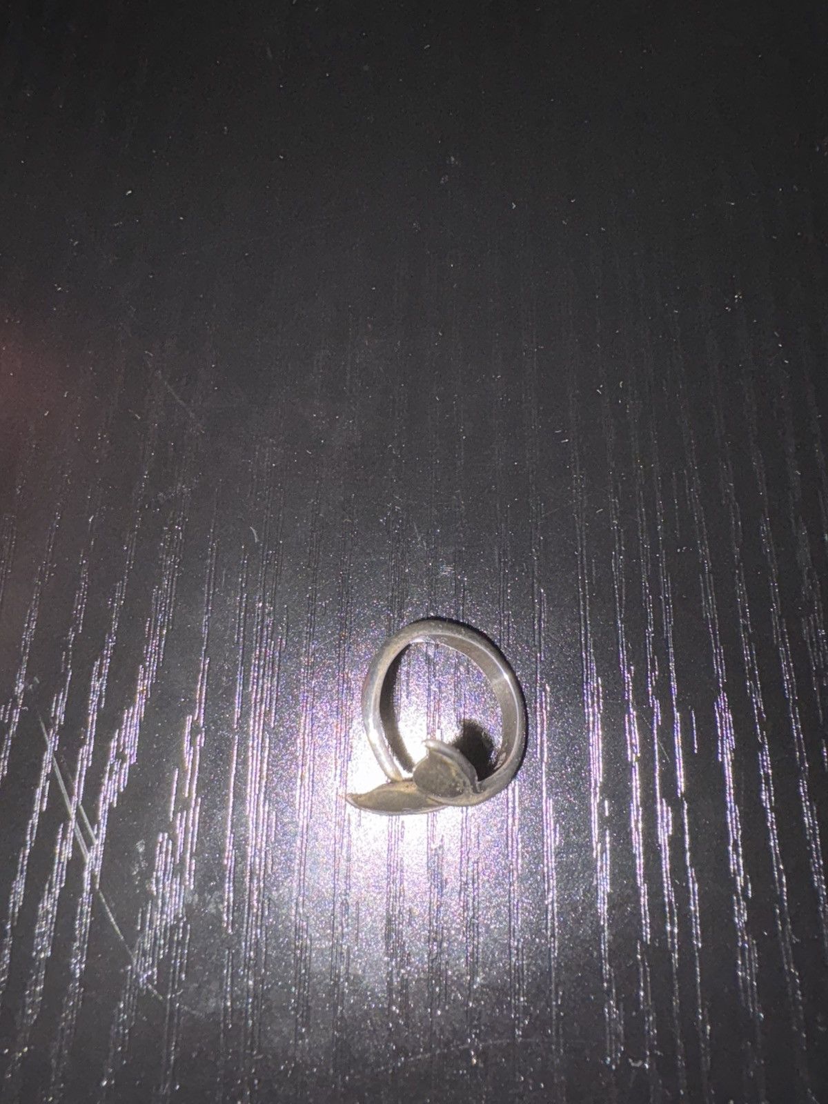 Other Handmade Silver Ring Whale Tail Design Fits Like Size 5 Size ONE SIZE - 6 Thumbnail