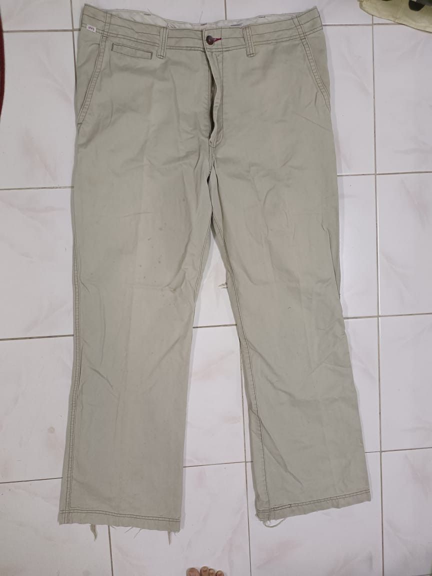 Levi's × Vintage Levis Tab Twills Loose Boot Cut Pants Vintage Size US 33 - 1 Thumbnail