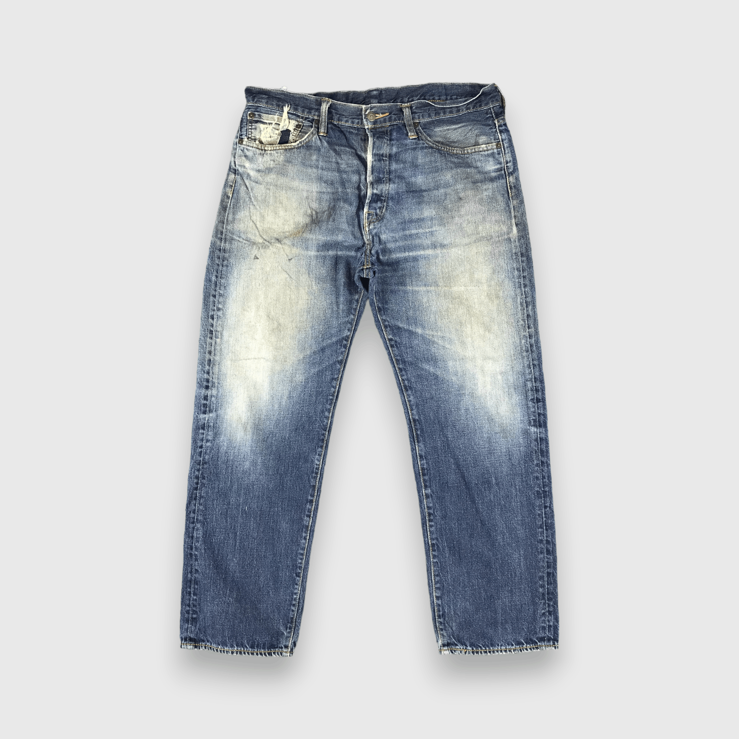 Levi's Vintage Blue Wash Levis 562 Jeans-J2584 Size US 37 - 1 Thumbnail