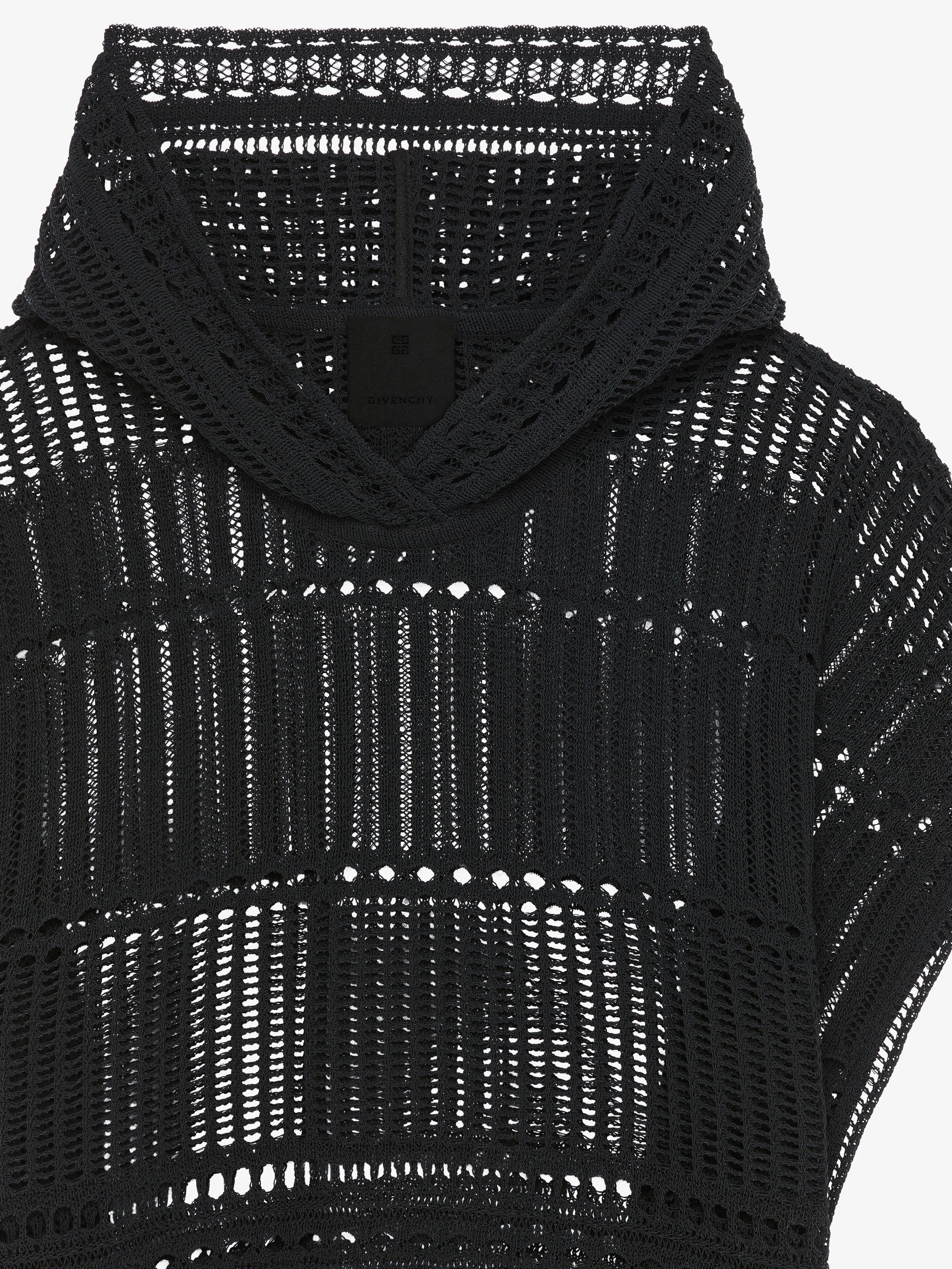 Givenchy o1w1db10825 Hooded Poncho in Black Size XS / US 0-2 / IT 36-38 - 5 Thumbnail
