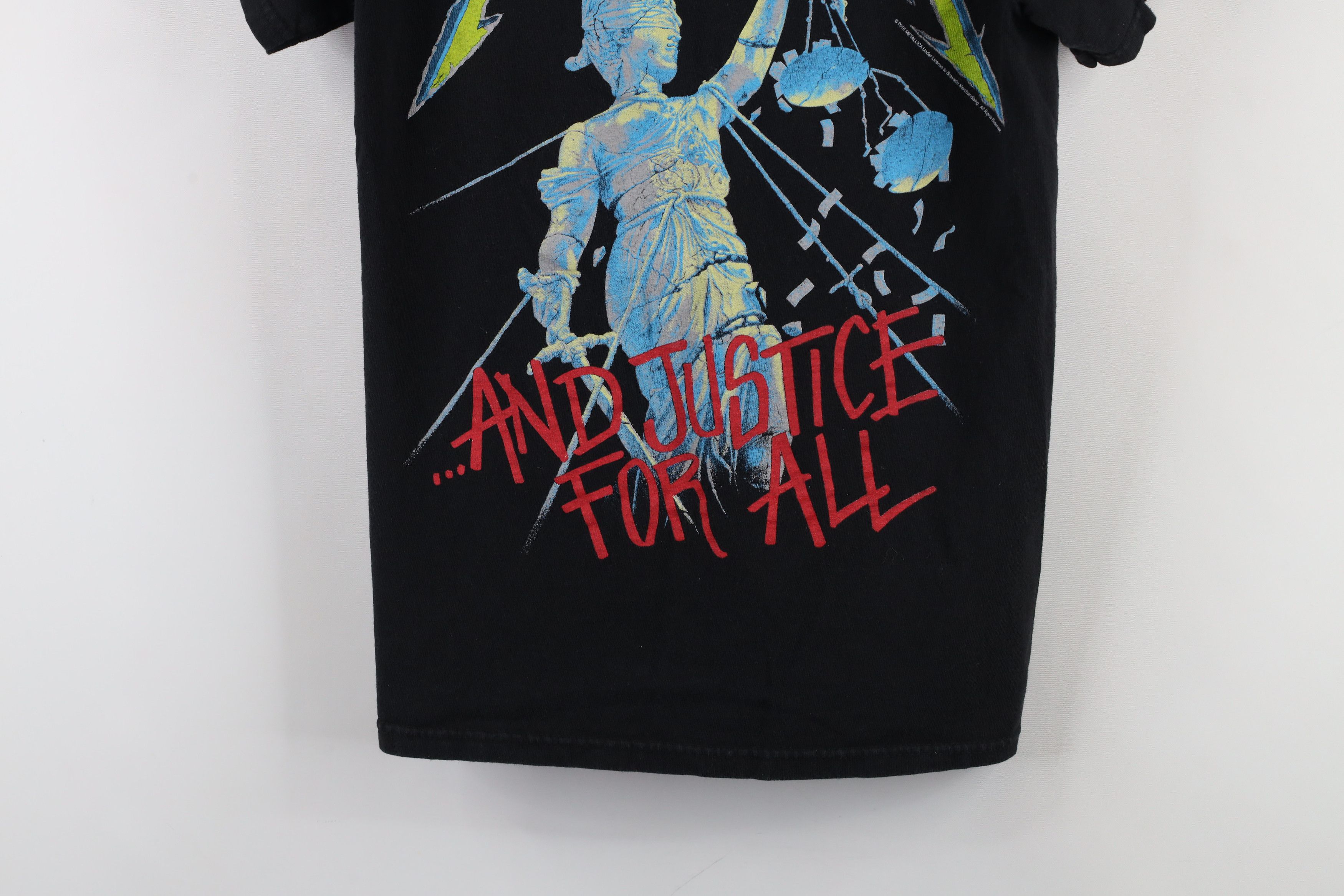Vintage Vintage Y2K 2016 For All Metallica Band T-Shirt Black Size US S / EU 44-46 / 1 - 3 Thumbnail