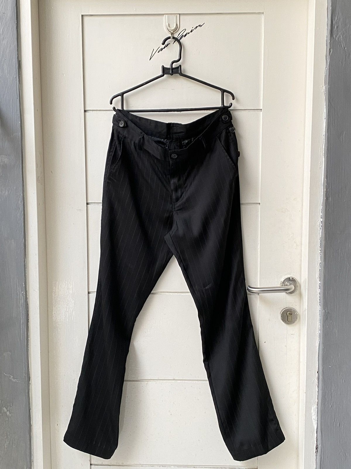 Other Suggestion Black Striped Pants Size US 29 - 1 Thumbnail