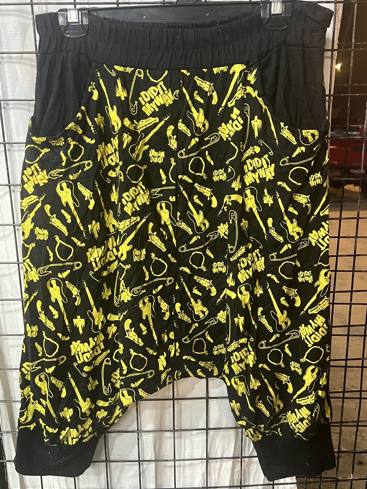 Band Tees × Japanese Brand × Punk and Yo Punk rock ACDC rag cropped pants ididit my way full print Size US 32 / EU 48 - 9 Thumbnail
