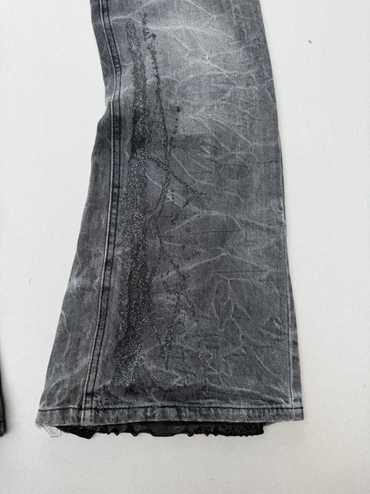 LOWBOX Lace up flare jeans Size US 30 / EU 46 - 6 Thumbnail