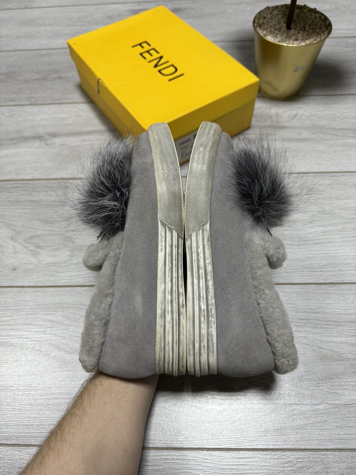 Fendi Fendi x Karl Lagerfeld shoes boots sneakers fur box Size US 8 / IT 38 - 9 Thumbnail