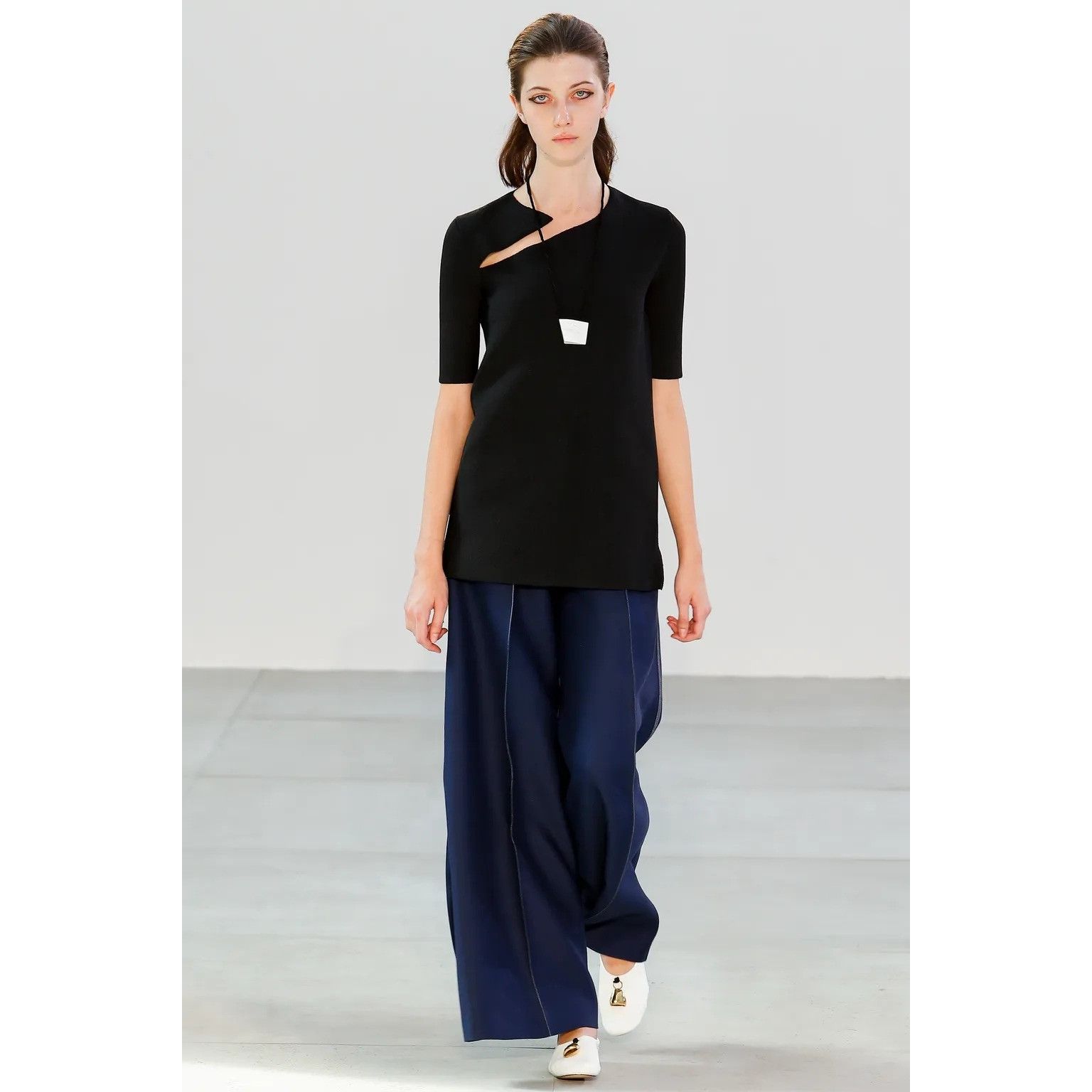 Celine SS 2015 Wide Navy Pants Size 26" / US 2 / IT 38 - 3 Thumbnail