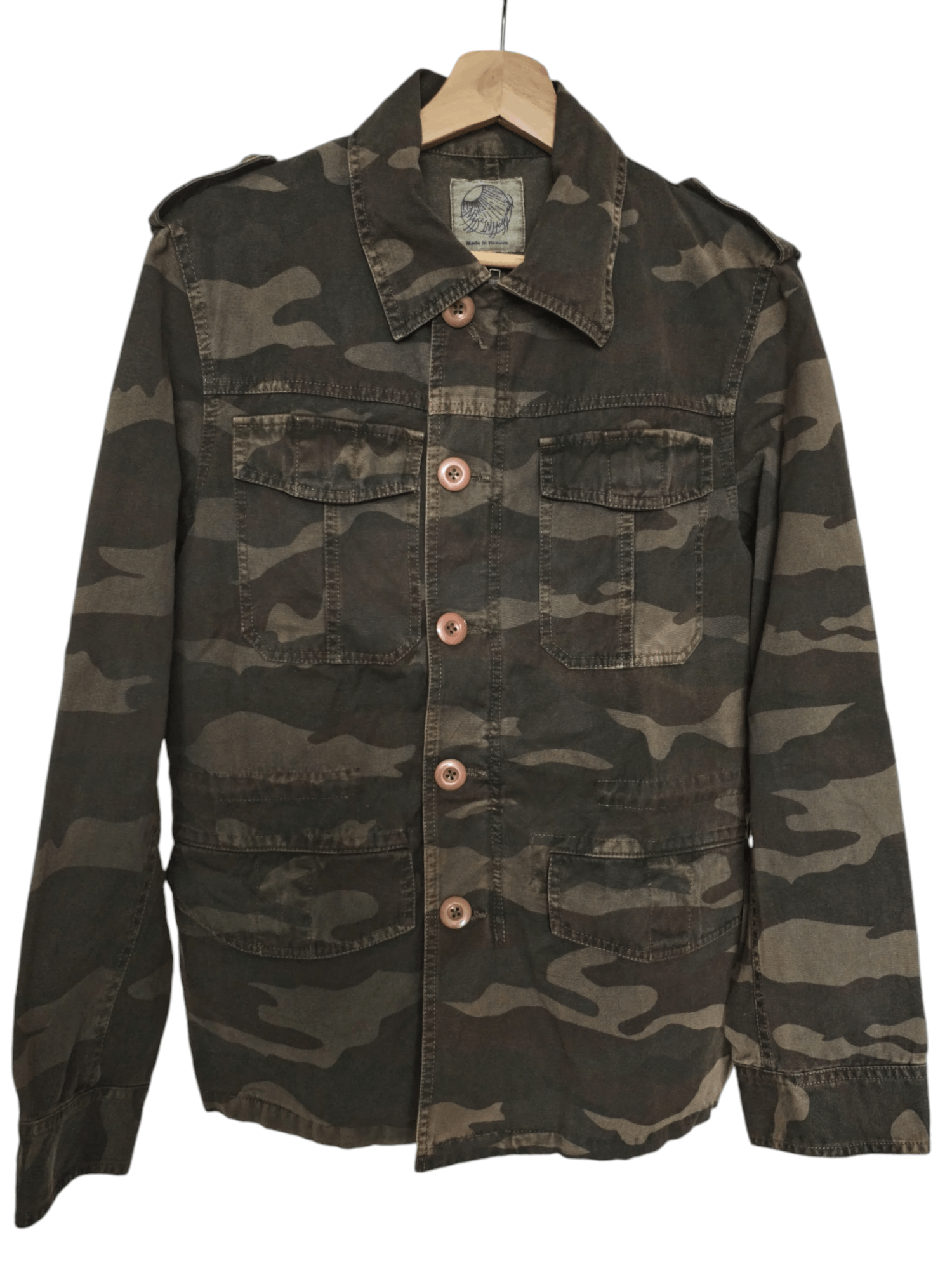 If Six Was Nine × Japanese Brand × Le Grande Bleu (L.G.B.) Made in Heaven Multipocket Camo Shirt Size US M / EU 48-50 / 2 - 1 Thumbnail