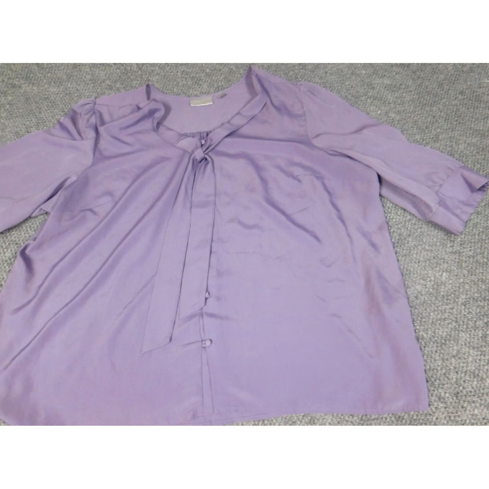 Avenue Avenue Womens Floral Pullover Top - 28 Purple Size 4XL / US 24-26 - 3 Thumbnail