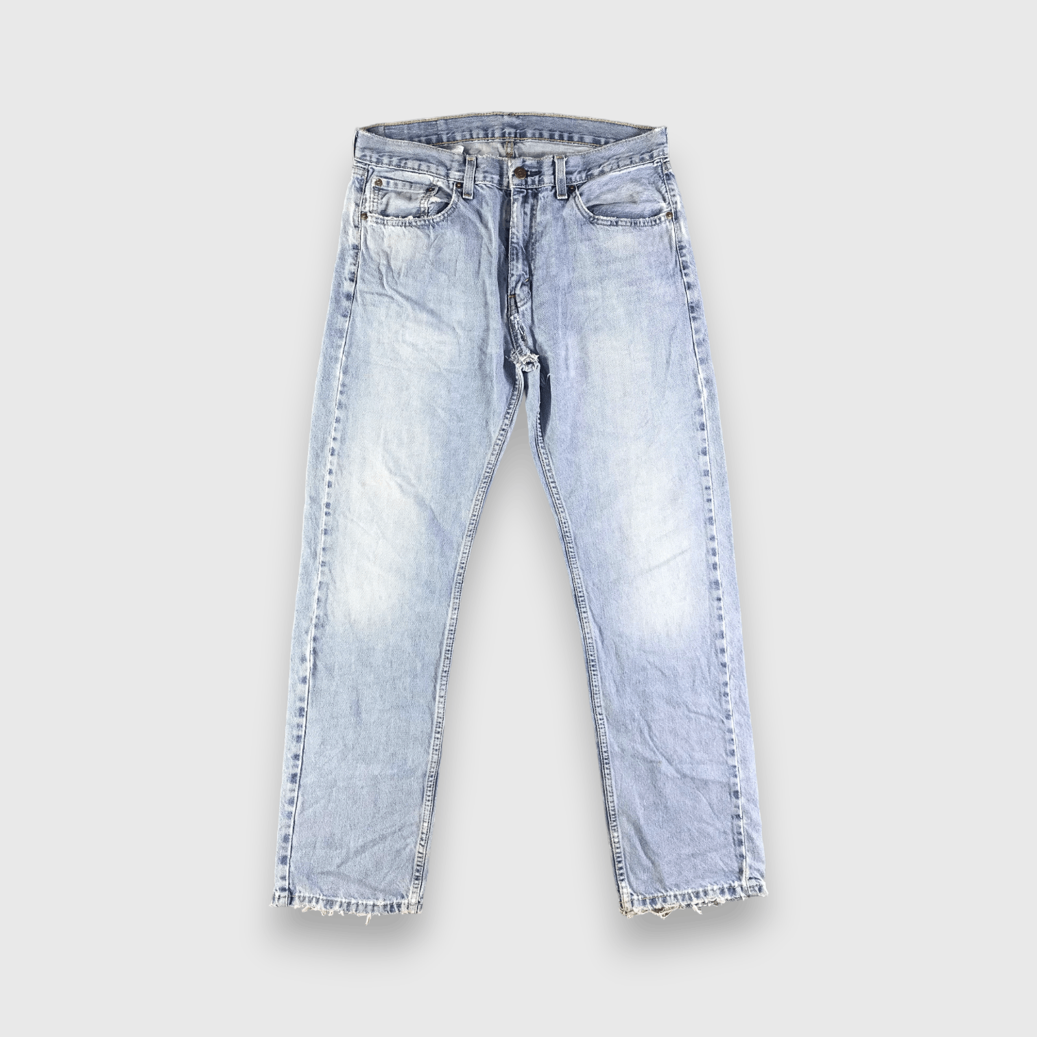 Levi's Vintage Blue Wash Levis 505 Jeans-J3718 Size US 35 - 1 Thumbnail
