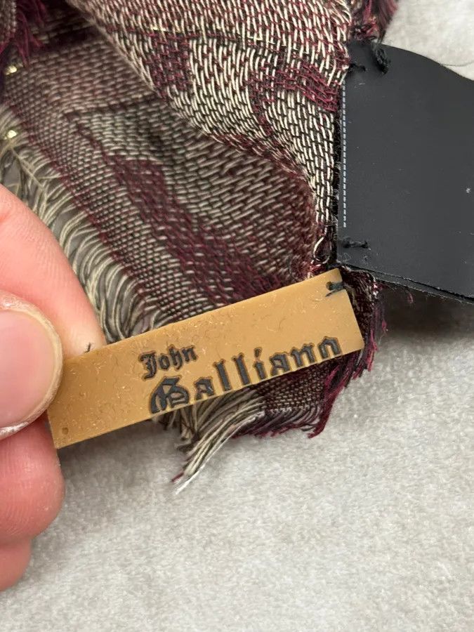 John Galliano John Galliano Magazine Newspaper Square Scarf Size ONE SIZE - 8 Thumbnail