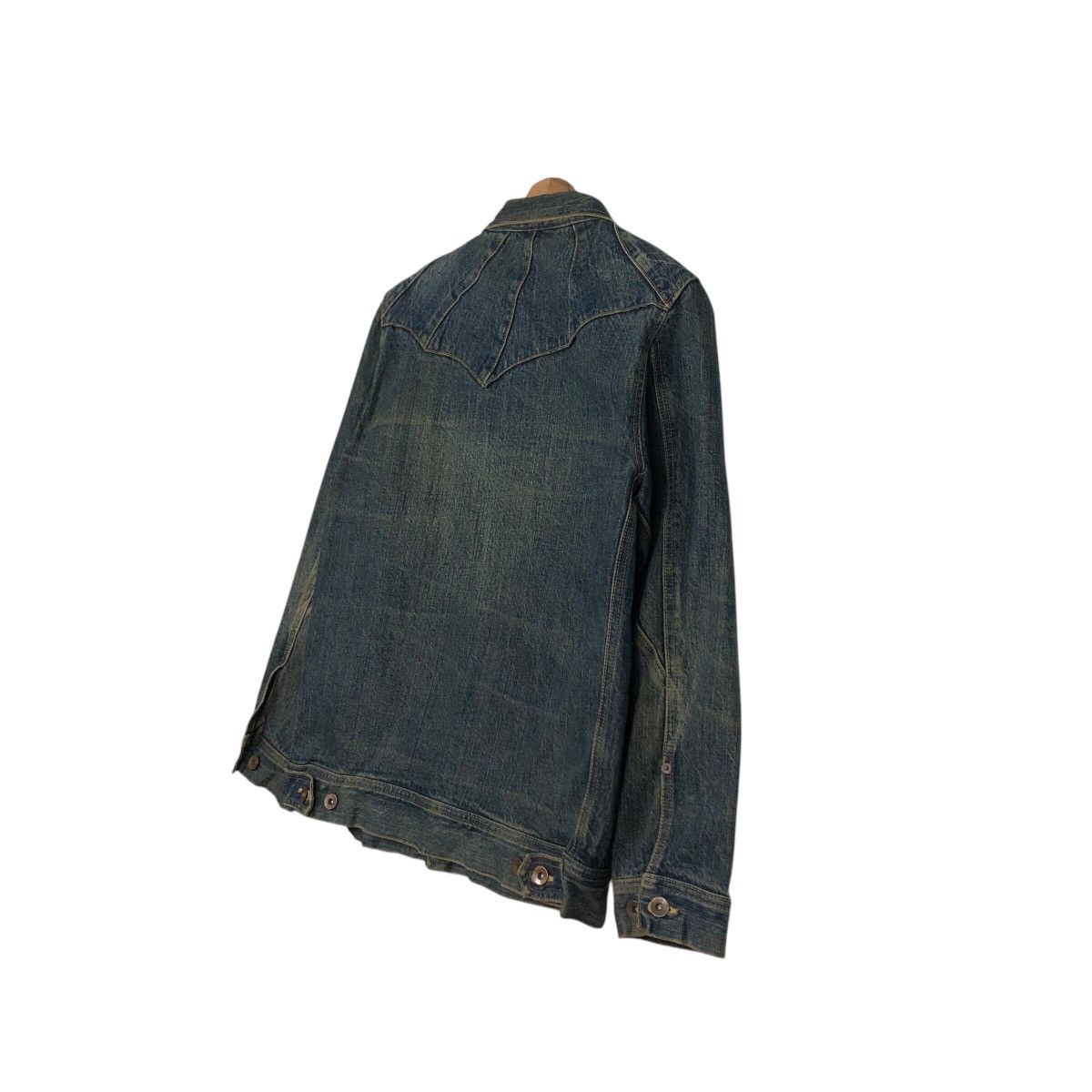Hysteric Glamour 📌Vintage Biker Trucker Denim Jacket Button Made in Japan Size US M / EU 48-50 / 2 - 11 Thumbnail