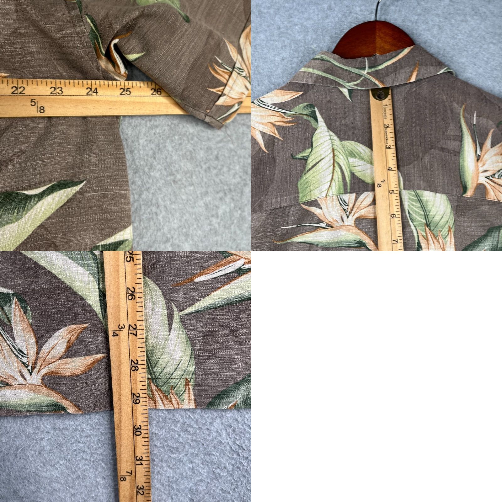 Vintage Jamaica Jaxx Silk Tropical Print Shirt XL Floral Short Sleeve Button-Up Mens Size US XL / EU 56 / 4 - 8 Thumbnail