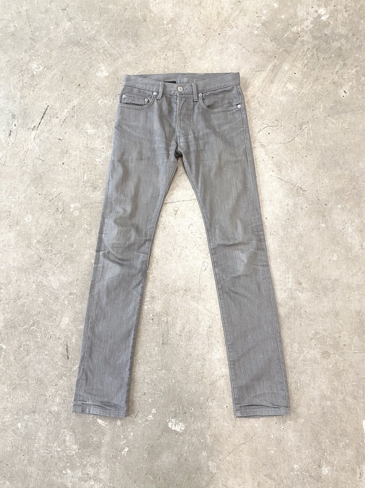 image of Dior x Hedi Slimane Grey Skinny Denim, Men's (Size 26)