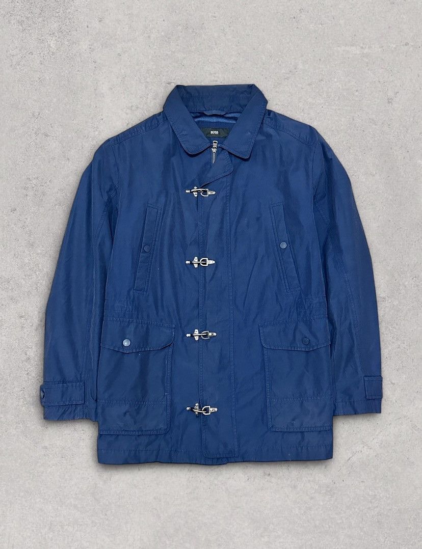 Hugo Boss Hugo Boss fireman buckle coat jacket XL navy Size US XL / EU 56 / 4 - 1 Thumbnail