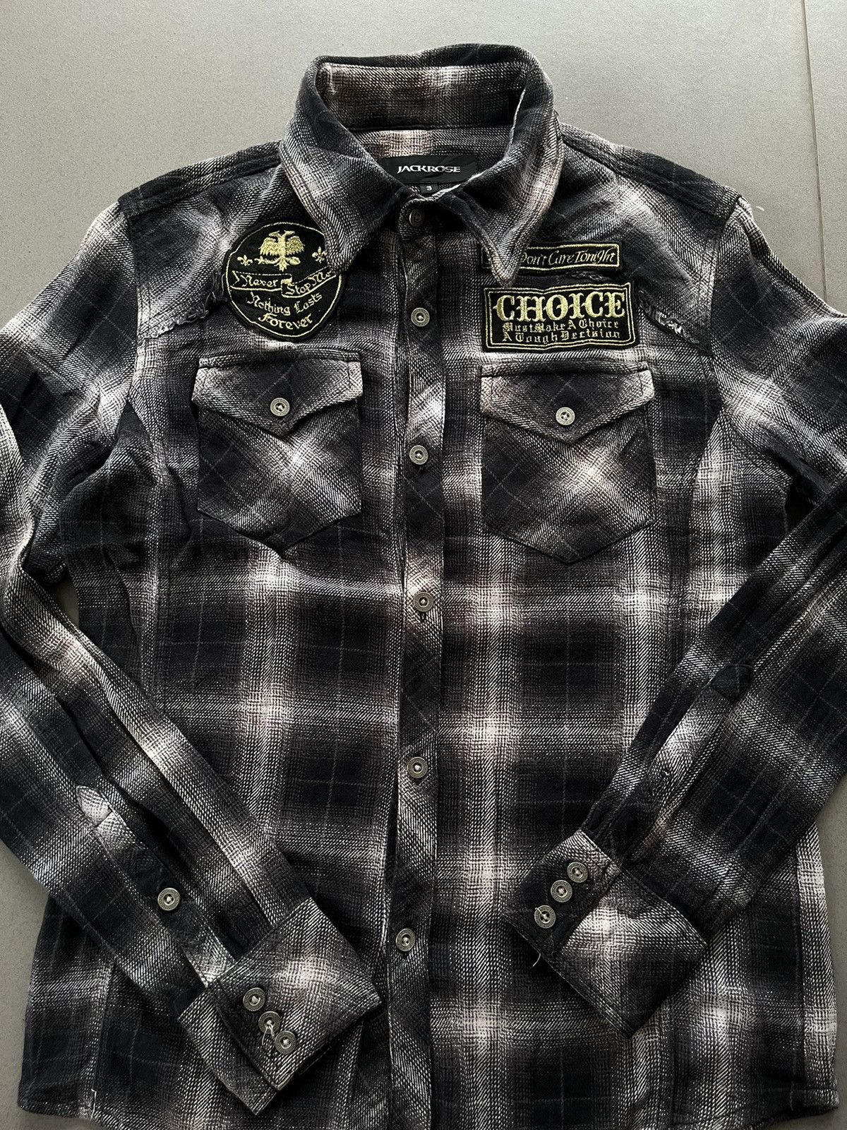 14th Addiction JAPANESE JACKROSE FLANEL VKEI POEM SEDITIONARIES PUNK STYLE Size US M / EU 48-50 / 2 - 5 Thumbnail