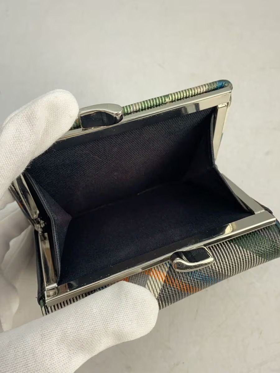 Vivienne Westwood Plaid Orb Vegan Leather Wallet Size ONE SIZE - 8 Thumbnail