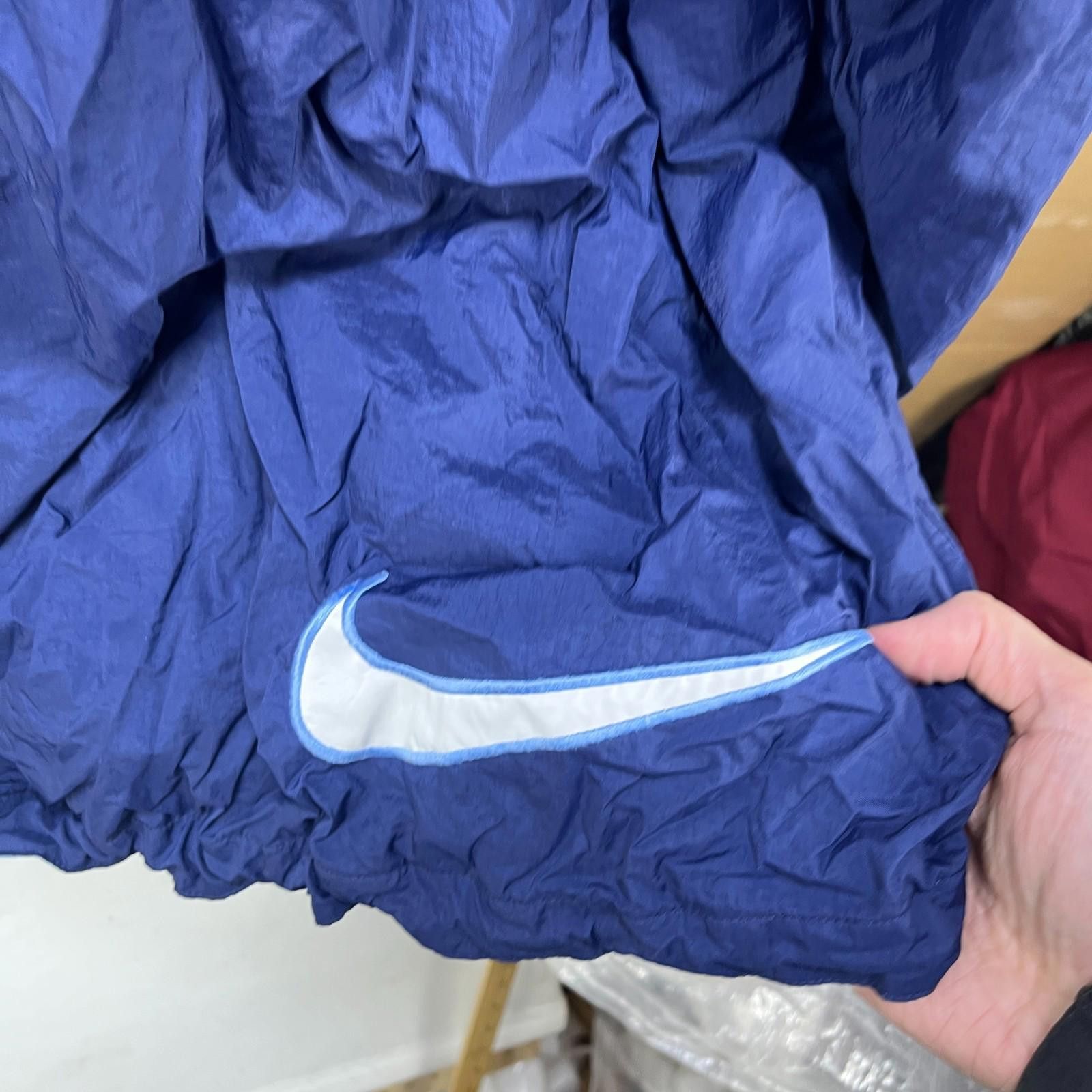 Nike Vintage 90s Nike Hooded Windbreaker Jacket 2XL Big Swoosh Size US XXL / EU 58 / 5 - 8 Thumbnail