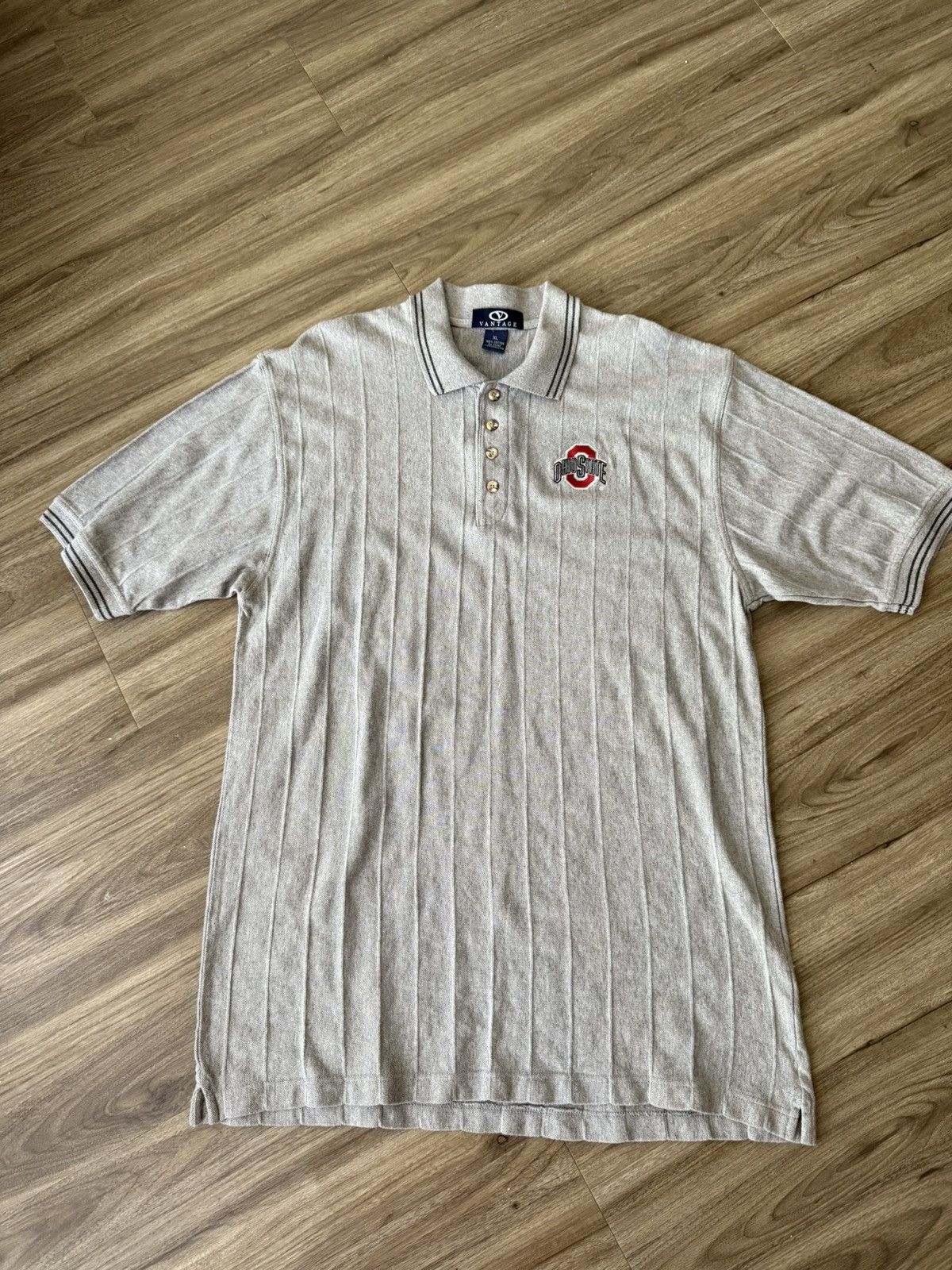 Vintage Vantage Ohio State Buckeyes polo shirt Size US XL / EU 56 / 4 - 1 Thumbnail