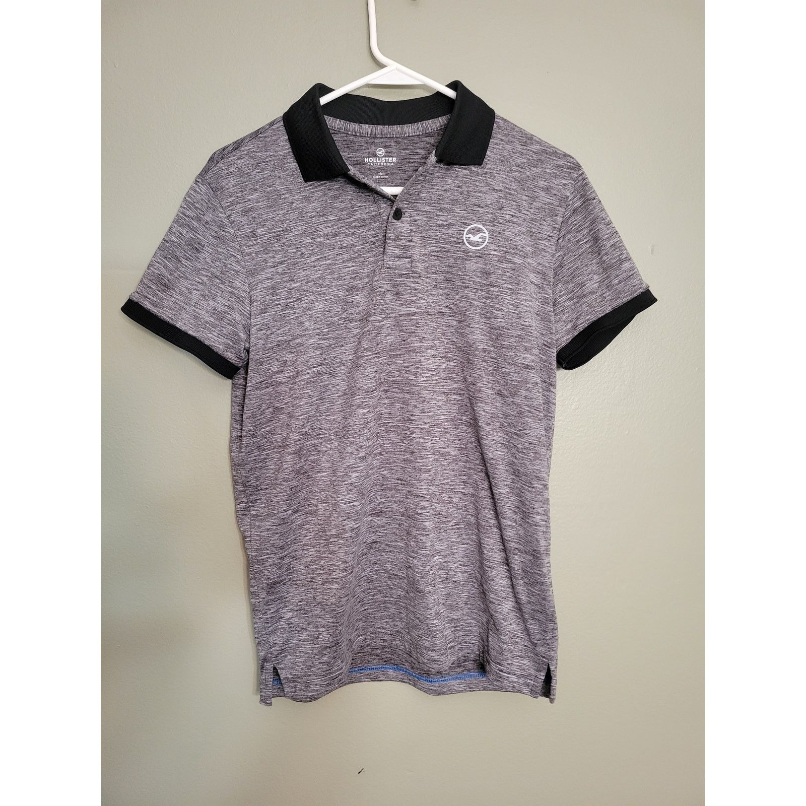 Hollister Men's Hollister Collared Polo Golf Shirt-Small \ Size US S / EU 44-46 / 1 - 1 Thumbnail