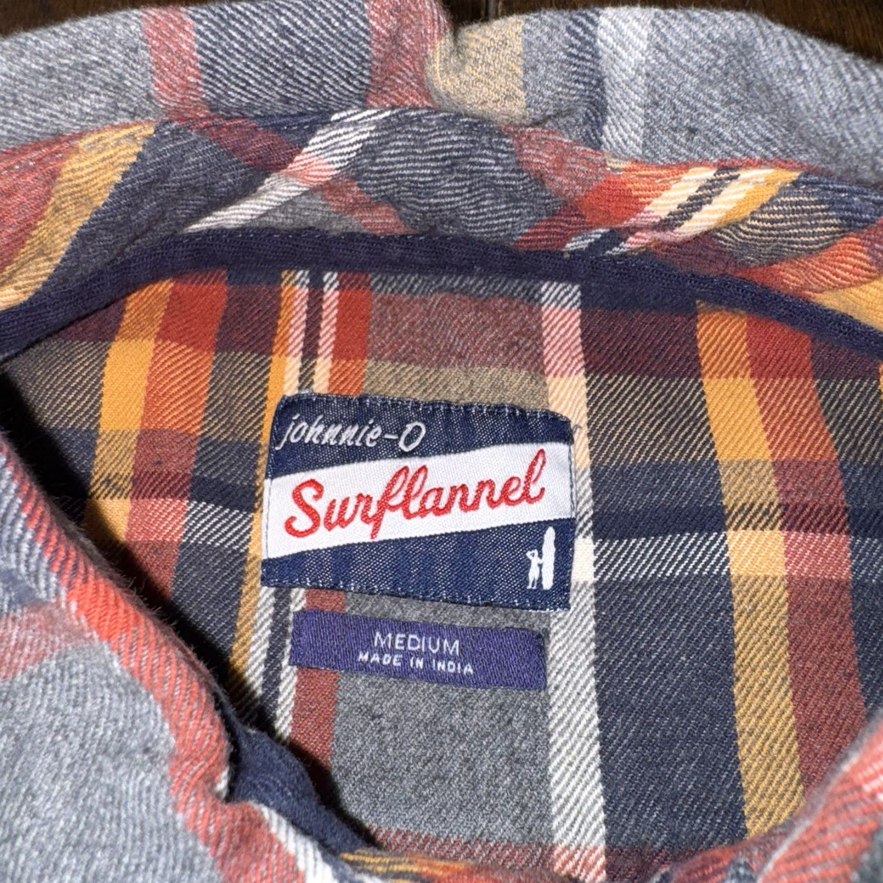 johnnie-O johnnie-O Shirt Mens Medium Plaid Surflannel Lightweight Surf Flannel Size US M / EU 48-50 / 2 - 5 Thumbnail