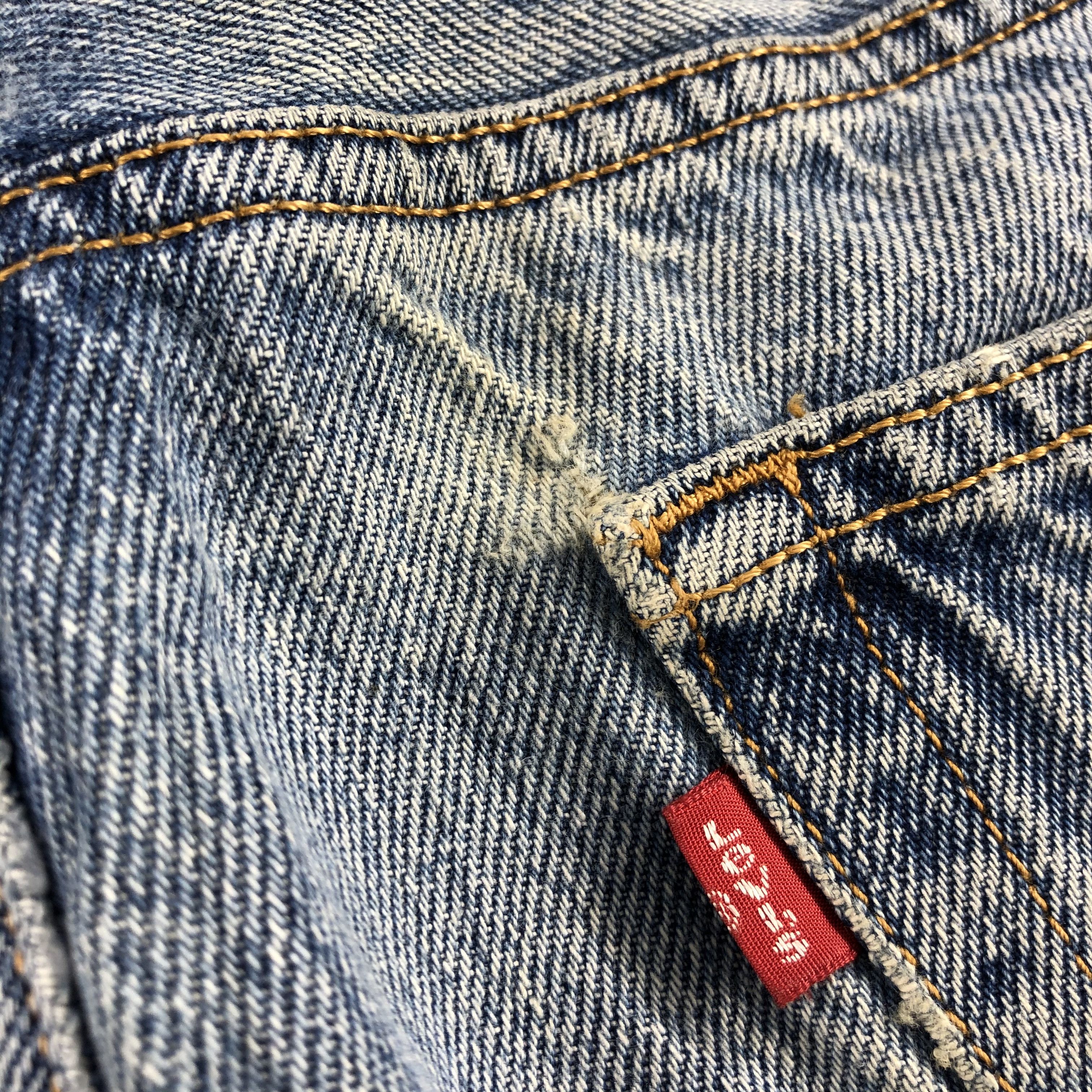 Levi's Vintage Blue Wash Levis 505 Jeans-J2262 Size US 31 - 9 Thumbnail