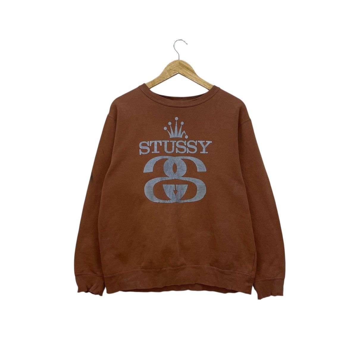 Stussy 💥Vintage Stussy Crewneck Big Logo Size US M / EU 48-50 / 2 - 1 Thumbnail