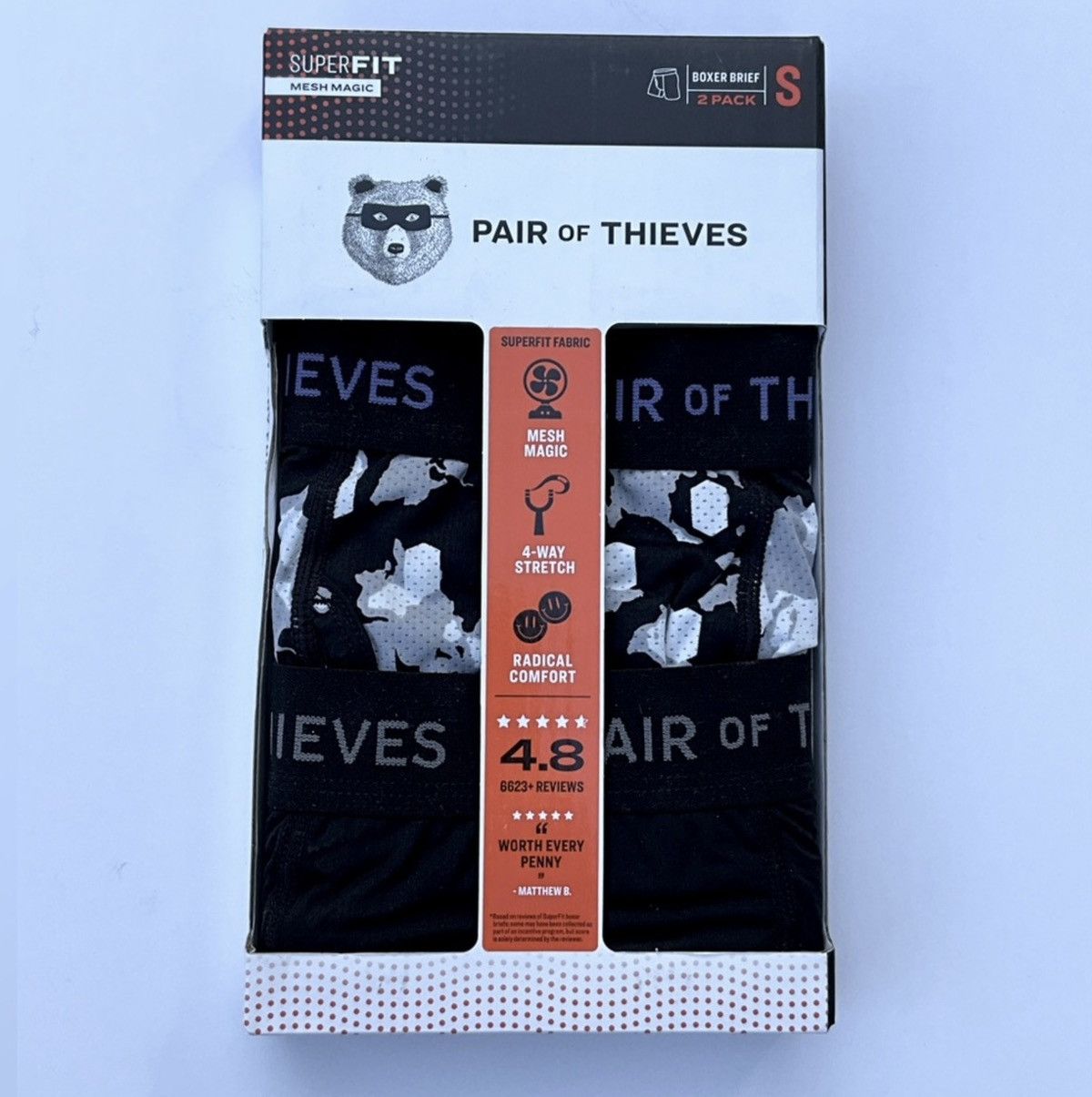 Other Pair of Thieves 2 pack SUPERFIT Boxer Briefs S Size 28 - 5 Thumbnail