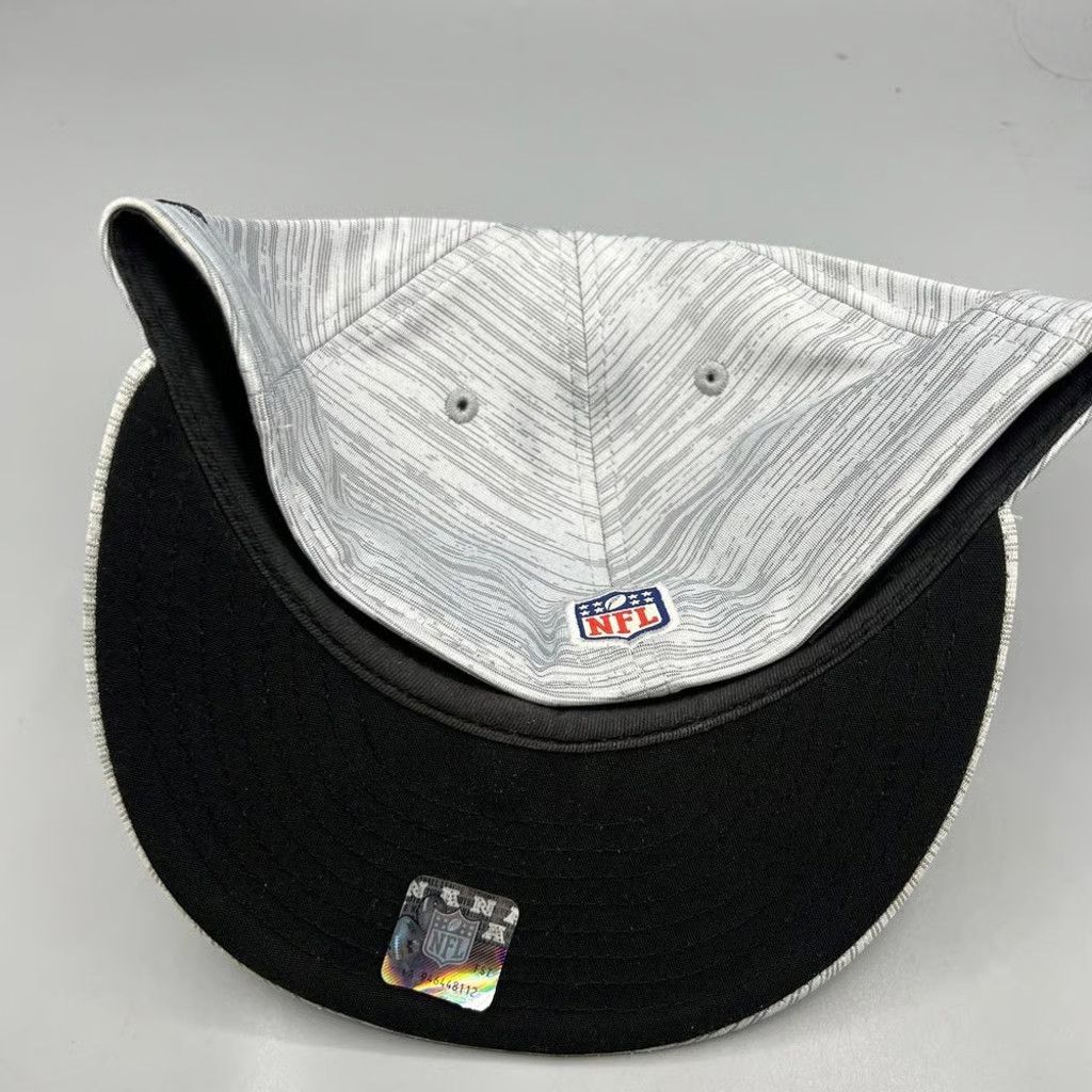 New Era Las Vegas Raiders Hat Men 7 1/2 59Fifty New Era NFL Fitted Size ONE SIZE - 6 Thumbnail