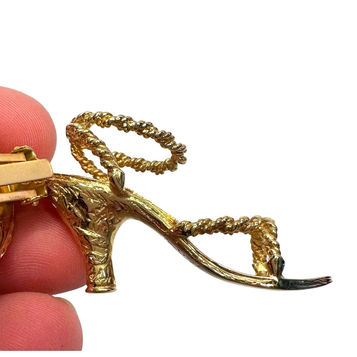 Salvatore Ferragamo Salvatore Ferragamo Vintage High Heel Shoe Earrings Size ONE SIZE - 12 Thumbnail