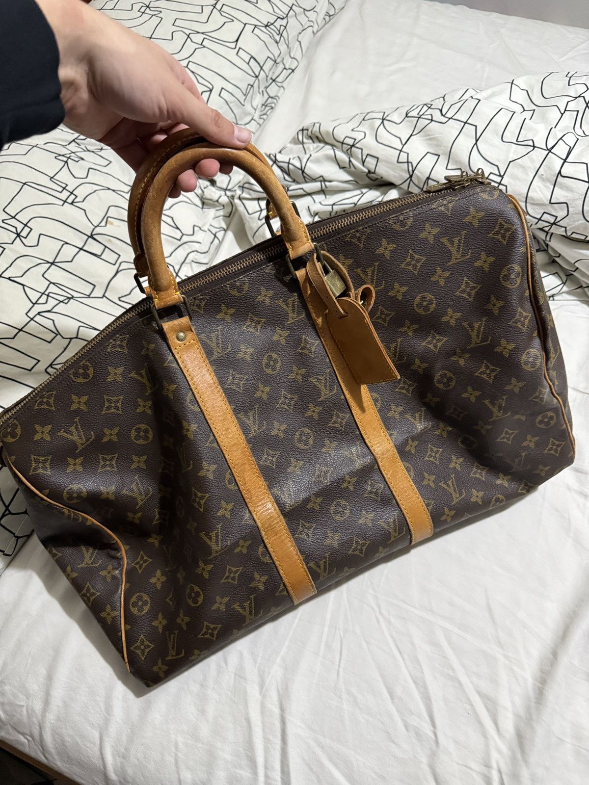 Louis Vuitton Louis Vuitton Brown Monogram Duffle Bag Size ONE SIZE - 1 Thumbnail