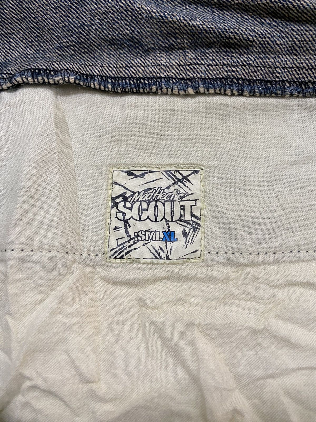 Hysteric Glamour × JNCO Vintage OG Mad Hectic Scout Denim 3 Quarter Jeans act200 Size US 36 / EU 52 - 14 Thumbnail