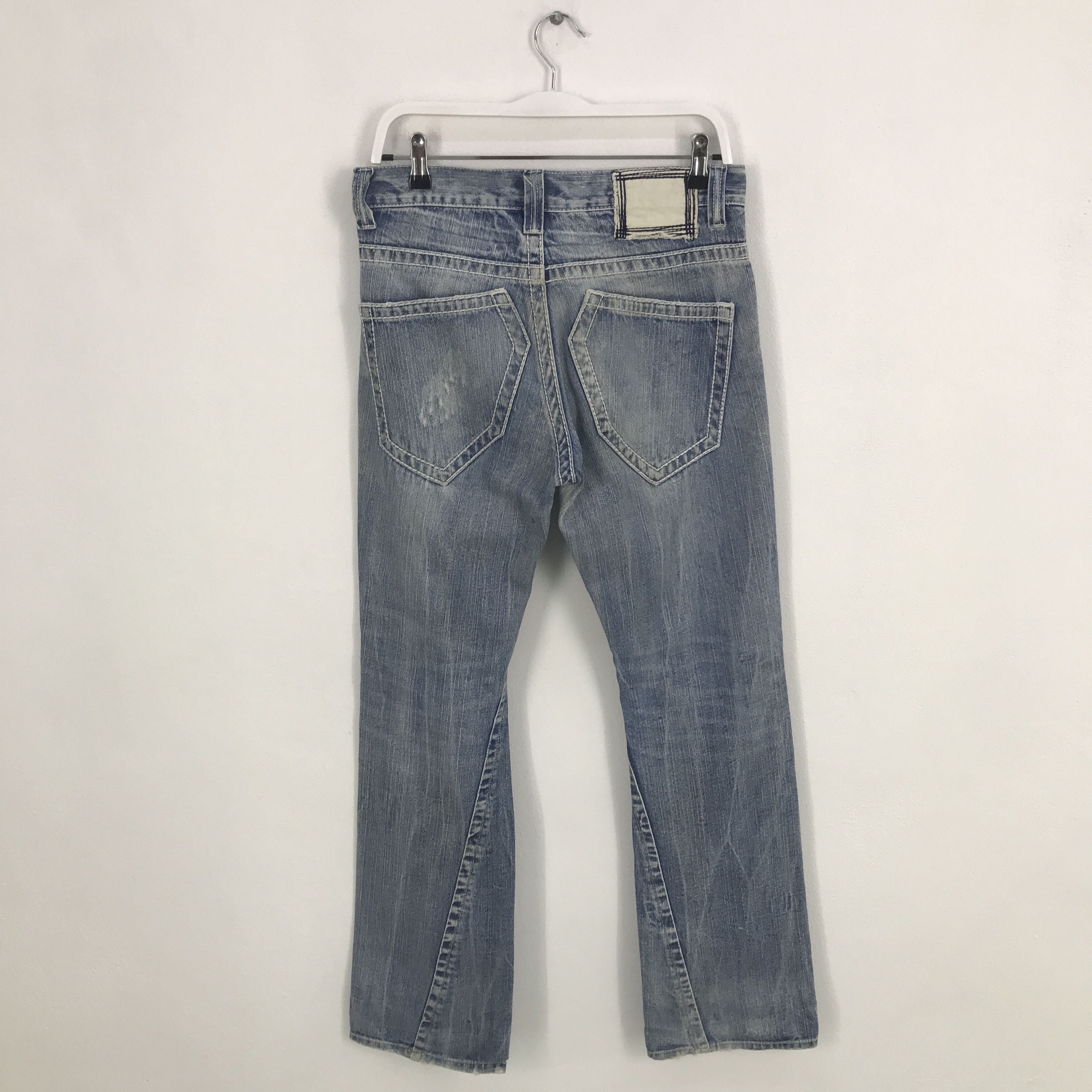 Japanese Brand Rare sorridere japan bootcut distressed denim jeans pants Size US 30 / EU 46 - 4 Thumbnail