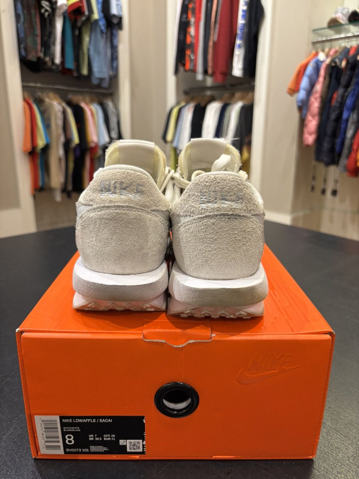 Nike × Sacai Nike LD Waffle sacai White Nylon Size US 8 / EU 41 - 4 Thumbnail