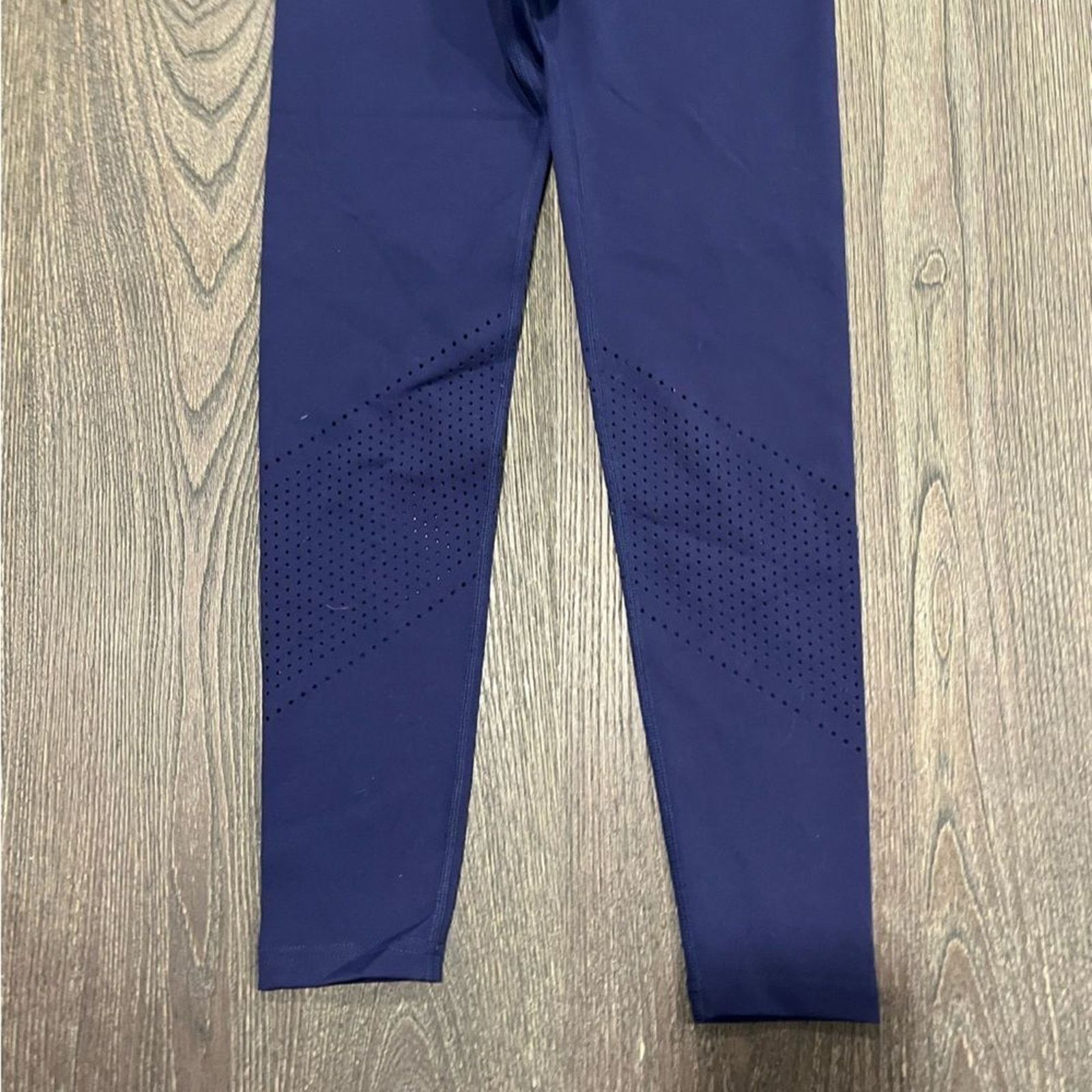 Vintage NWT Tonal Leggings High Waist Workout Pants Blue XS Size 24" / US 00 / IT 34 - 6 Thumbnail