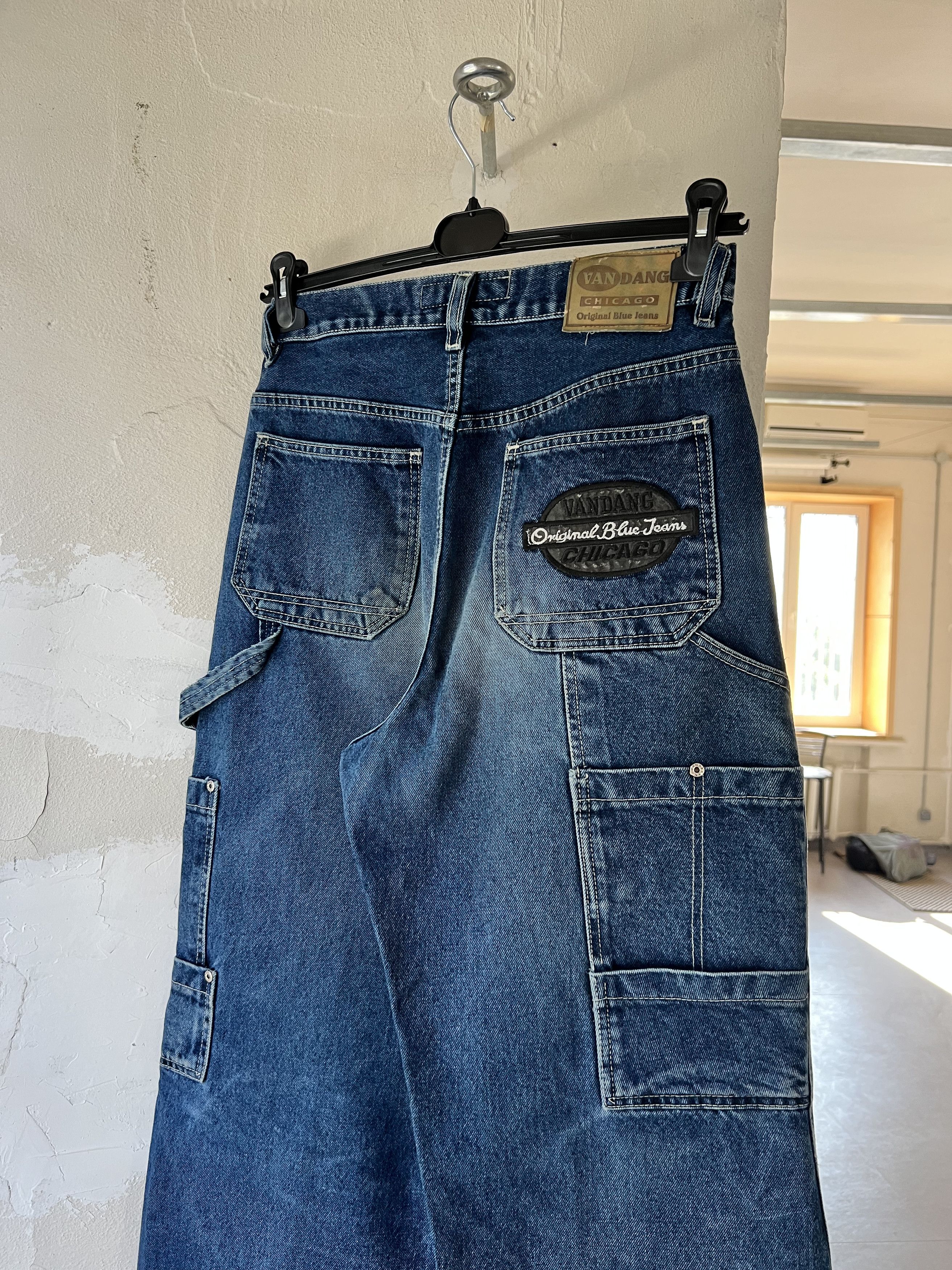 Unsound Rags Van Dang Vintage Heeavy Chicago Denim Painter Cargo Jeans Size US 32 / EU 48 - 2 Thumbnail