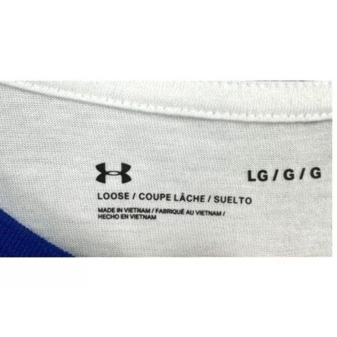Under Armour Under Armour T-Shirt Womens Large The Lake White Colorblock 3-Quarter Sleeve NEW Size L / US 10 / IT 46 - 6 Thumbnail