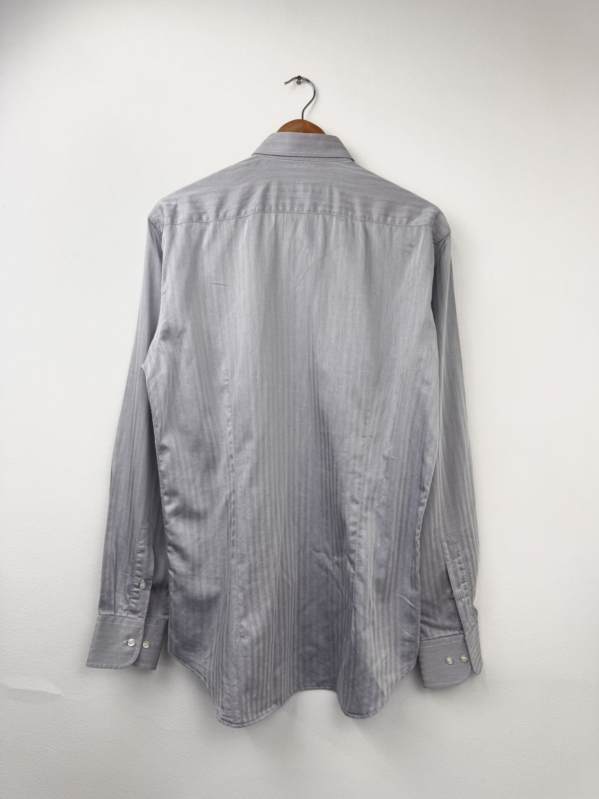 Etro Etro Men Cotton Shirt Grey Size M Size US M / EU 48-50 / 2 - 6 Thumbnail