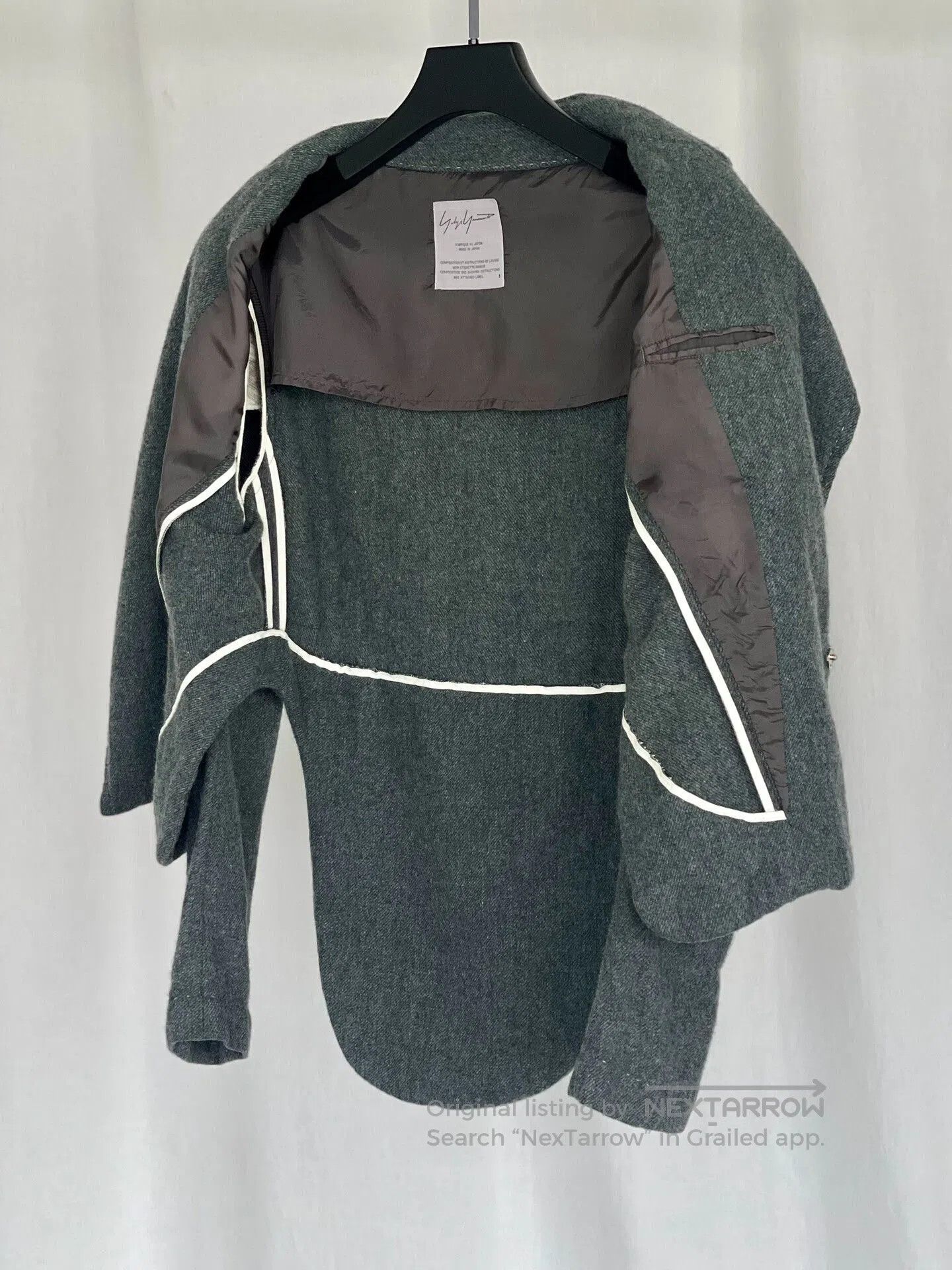 Yohji Yamamoto Oversized Wool Jacket by Yohji Yamamoto. Size S / US 4 / IT 40 - 7 Thumbnail