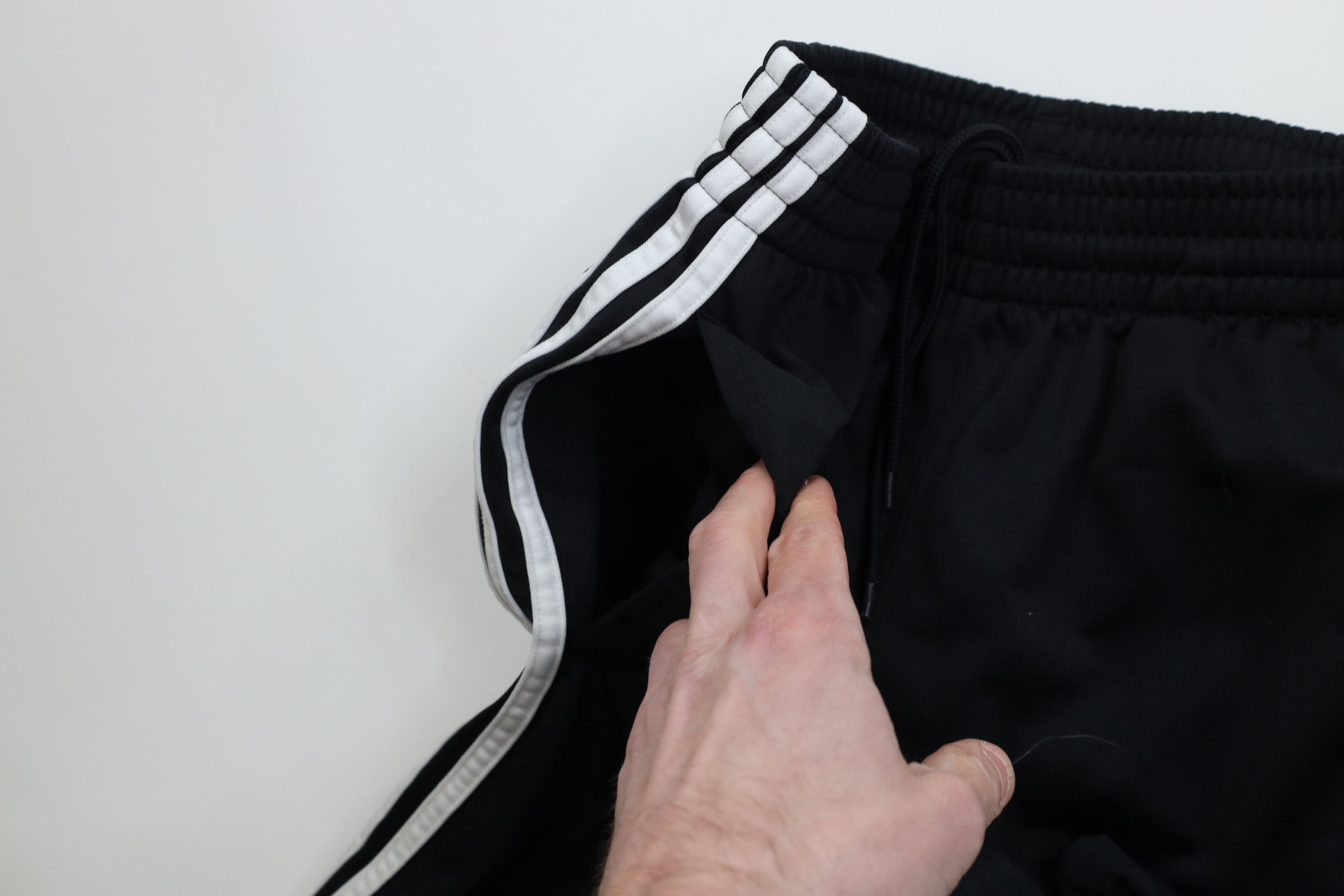 Adidas Vintage Y2K Adidas Striped Wide Leg Sweatpants Pants Black Size US 34 / EU 50 - 10 Thumbnail