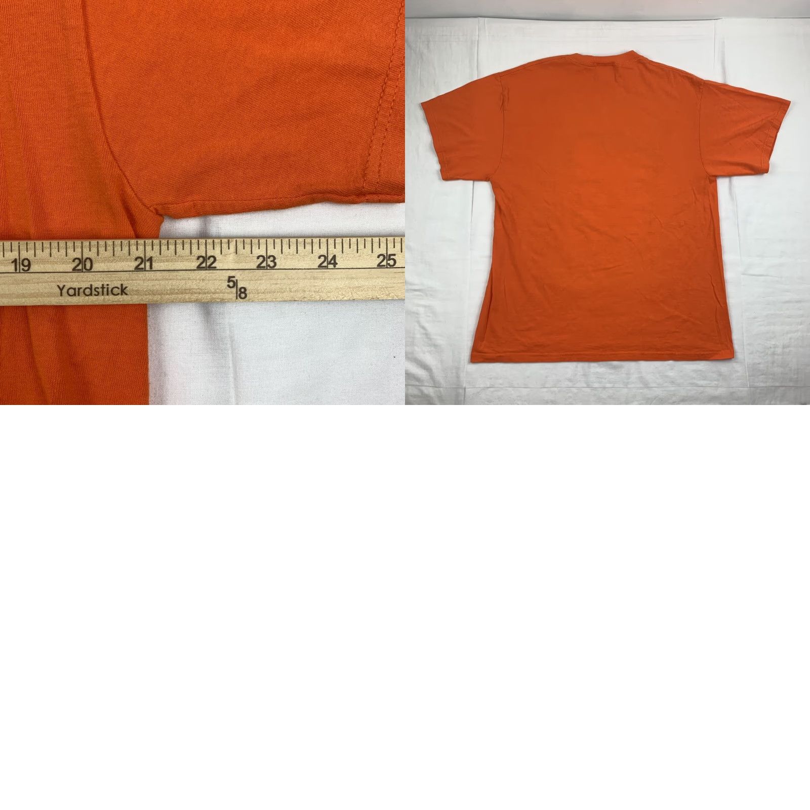Basic Editions VINTAGE Basic Editions Happy Halloween T-Shirt Adult Large Orange Spooky Scary 90s Mens Size US L / EU 52-54 / 3 - 8 Thumbnail