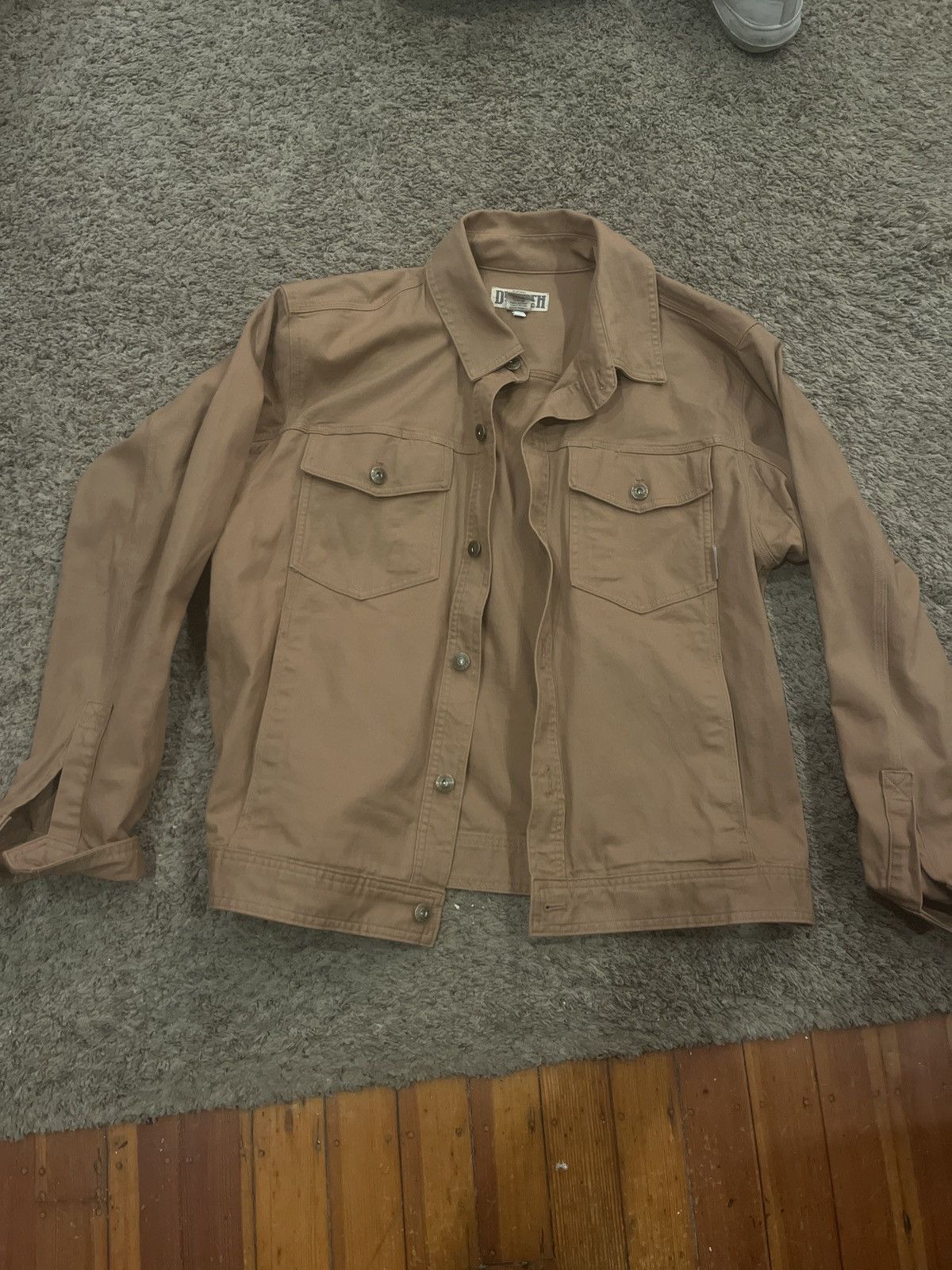 Duluth Trading Company Men’s Duluth Trading Beige Trucker Jacket Size US M / EU 48-50 / 2 - 1 Thumbnail