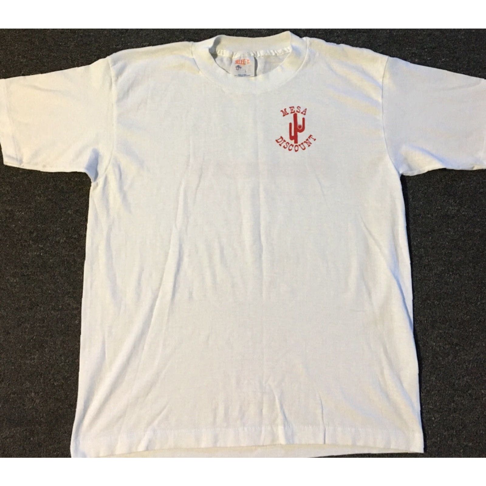 TEE JAYS VINTAGE 80s Panasonic Omnivision VCR VHS Video Store Faded Promo Shirt S M Movie TV Tee Jays White Short Sleeve Mens Small? Size US S / EU 44-46 / 1 - 2 Thumbnail