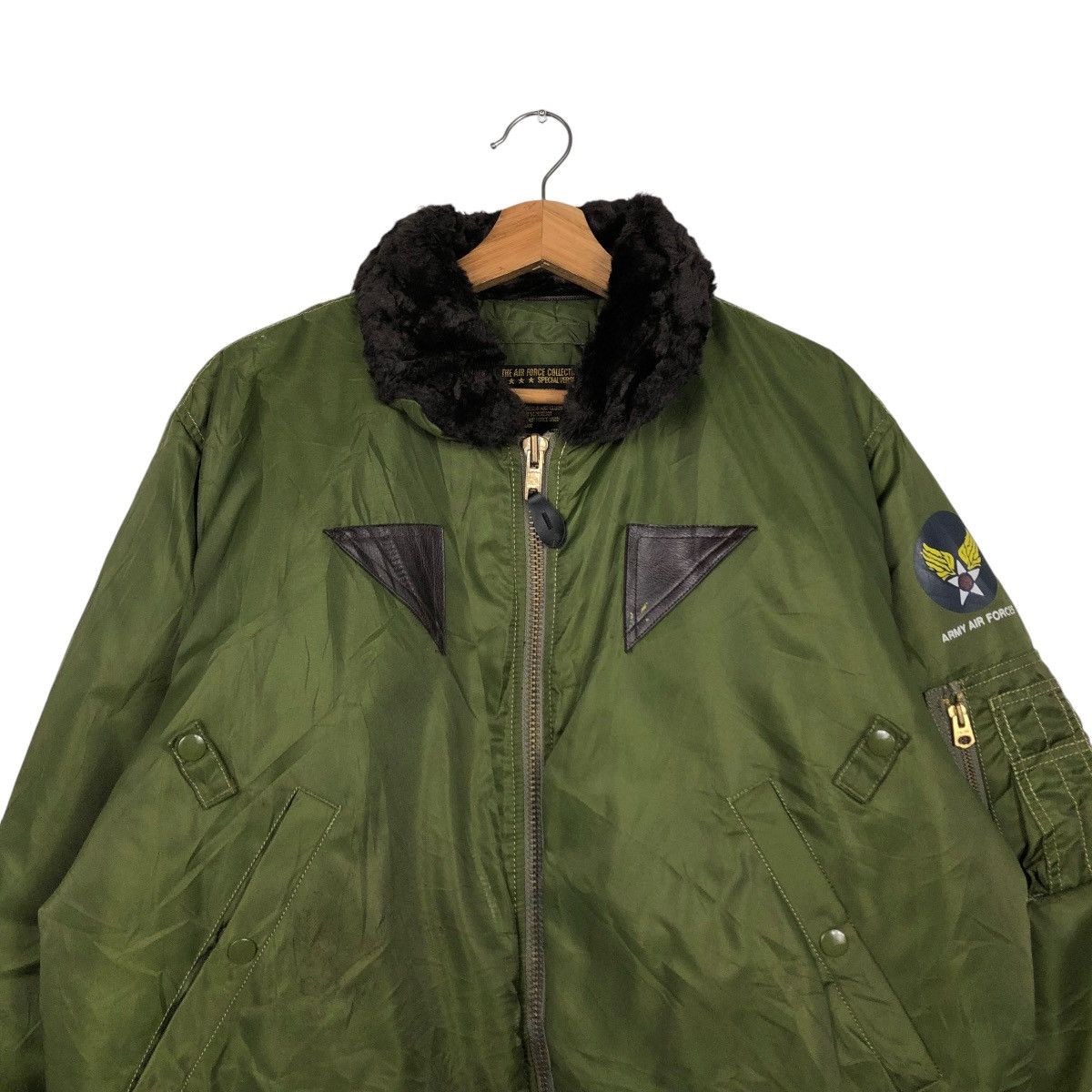 Vintage 🔥VINTAGE BOMBER JACKET MILITARY XENON AIR FORCE US NAVY Size US M / EU 48-50 / 2 - 5 Thumbnail