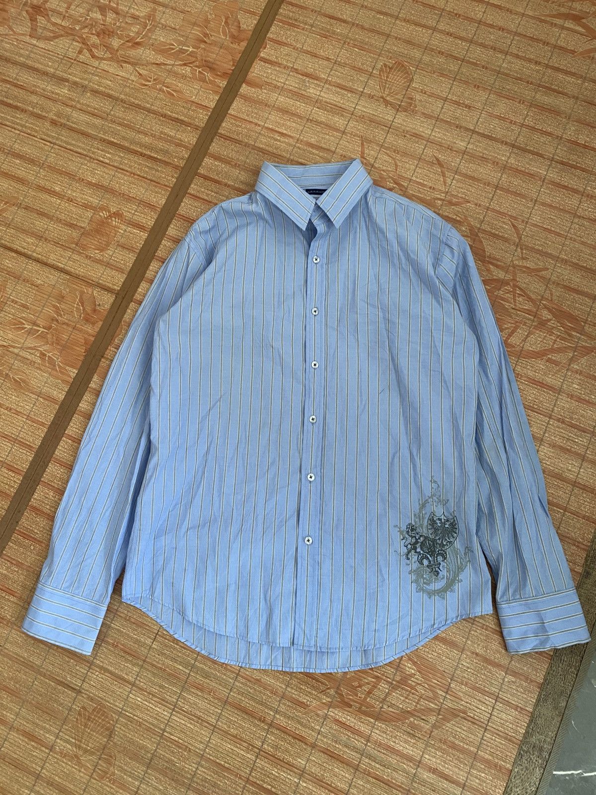 Yohji Yamamoto Japanese Button Ups Poem Dragon Styled Yohji Y3 AA0170 Size US XL / EU 56 / 4 - 1 Thumbnail